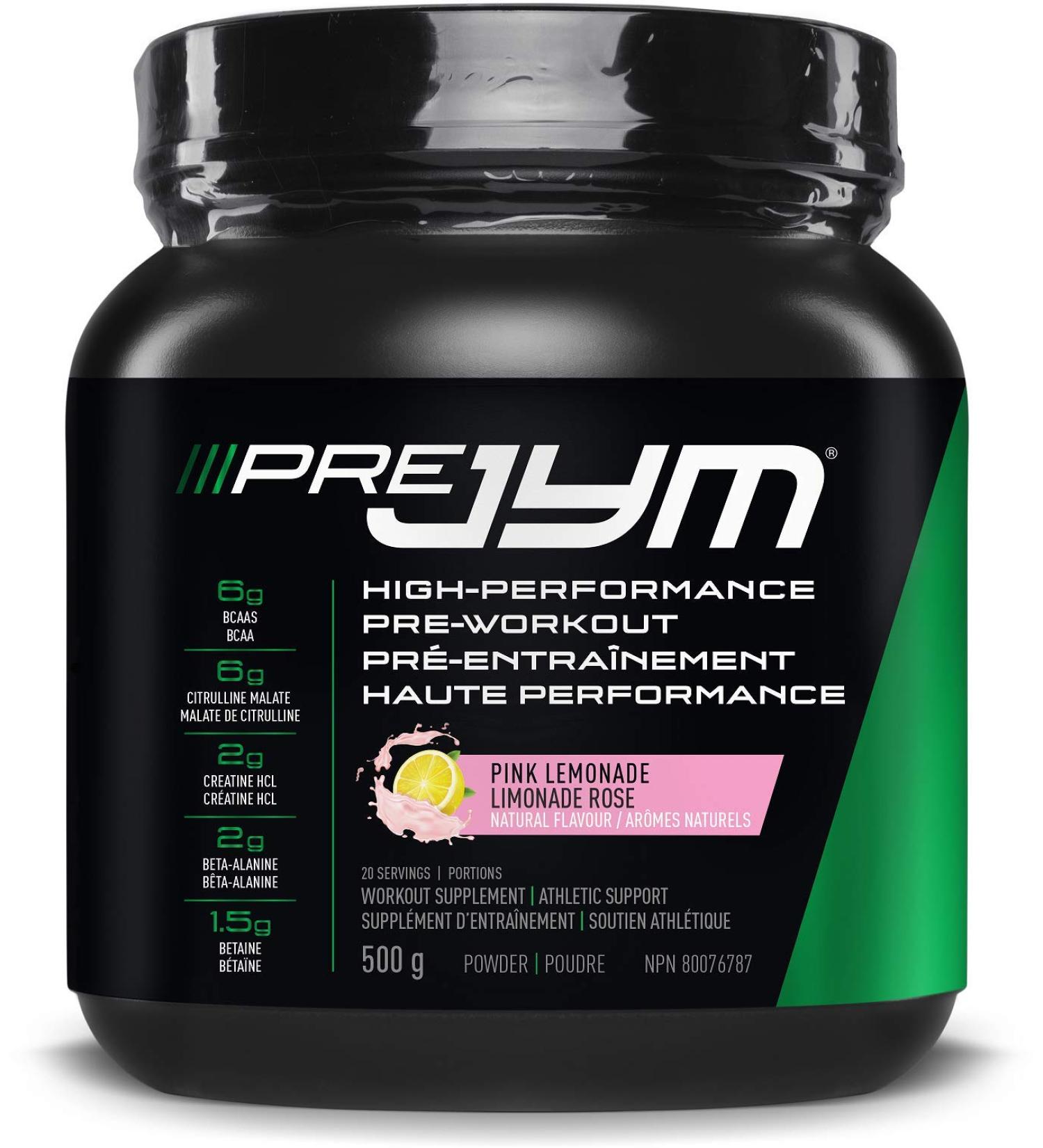 Jym Supplements Science Pre jym 20 Serving Pink Lemonade 500 gram - Buy Online on SooperMarket.com