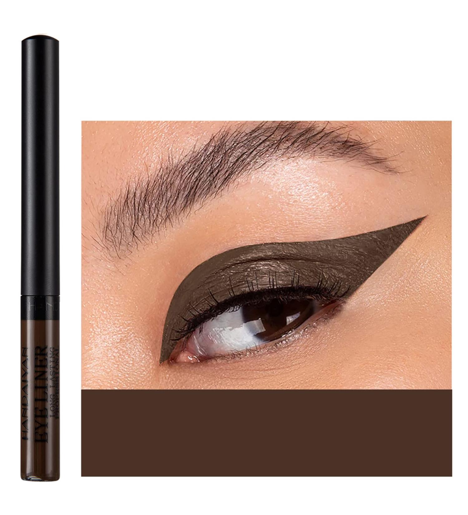 High-Pigmented Dark-Grey Liquid Eyeliner - Waterproof Matte Colored Eyeliner for Colorful Eye Makeup - Buy Online on SooperMarket.com