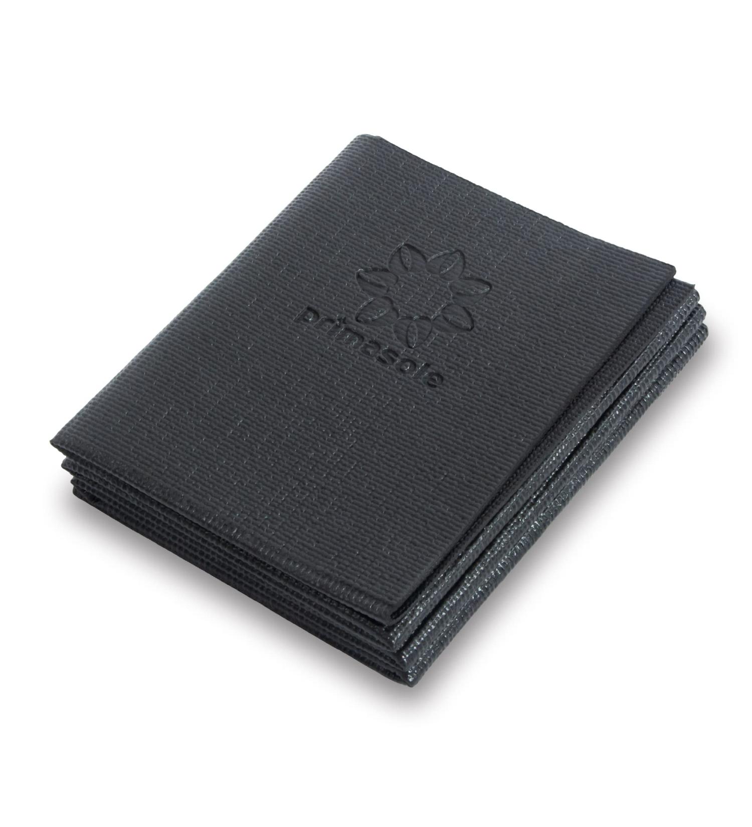 Primasole Folding Yoga Mat | Foldable & Portable for Travel | 4mm Thick | Black - Buy Online on SooperMarket.com