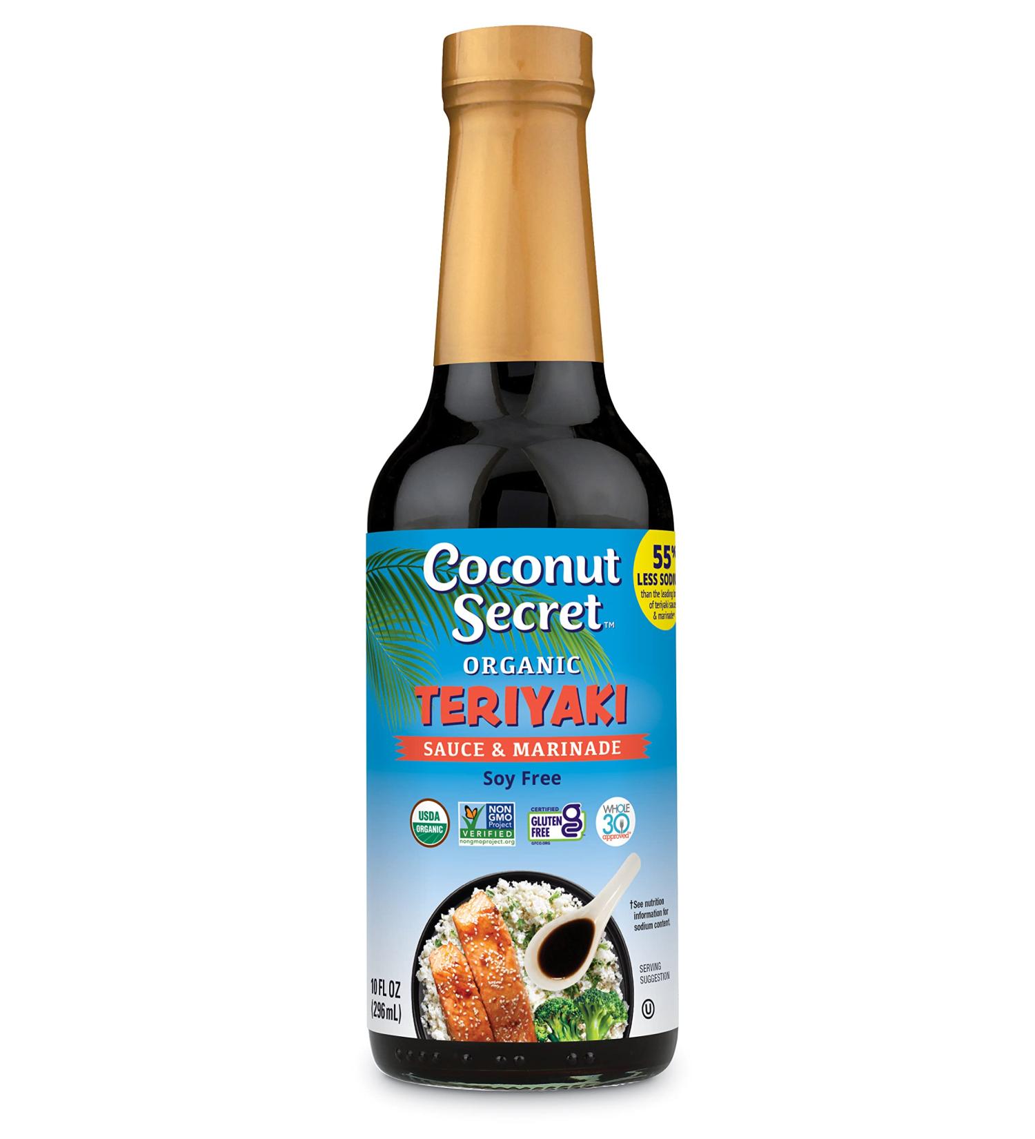 Coconut Secret Teriyaki Sauce - Coconut Aminos 10 fl oz - Gluten-Free, Healthy Alternative - Buy Online on SooperMarket.com