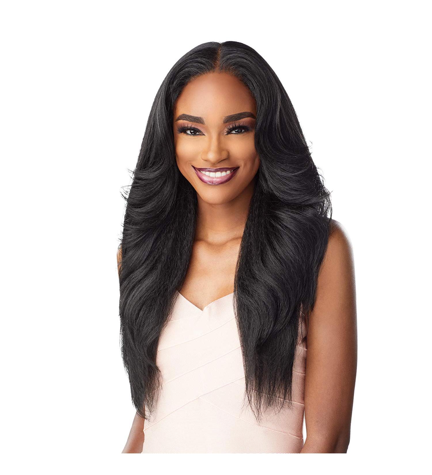 Sensationnel What Lace 13x6 Wig - Cloud 9 Synthetic Hand Tied Preplucked Illusion Lace Frontal - DASHA (1B) - Buy Online on SooperMarket.com
