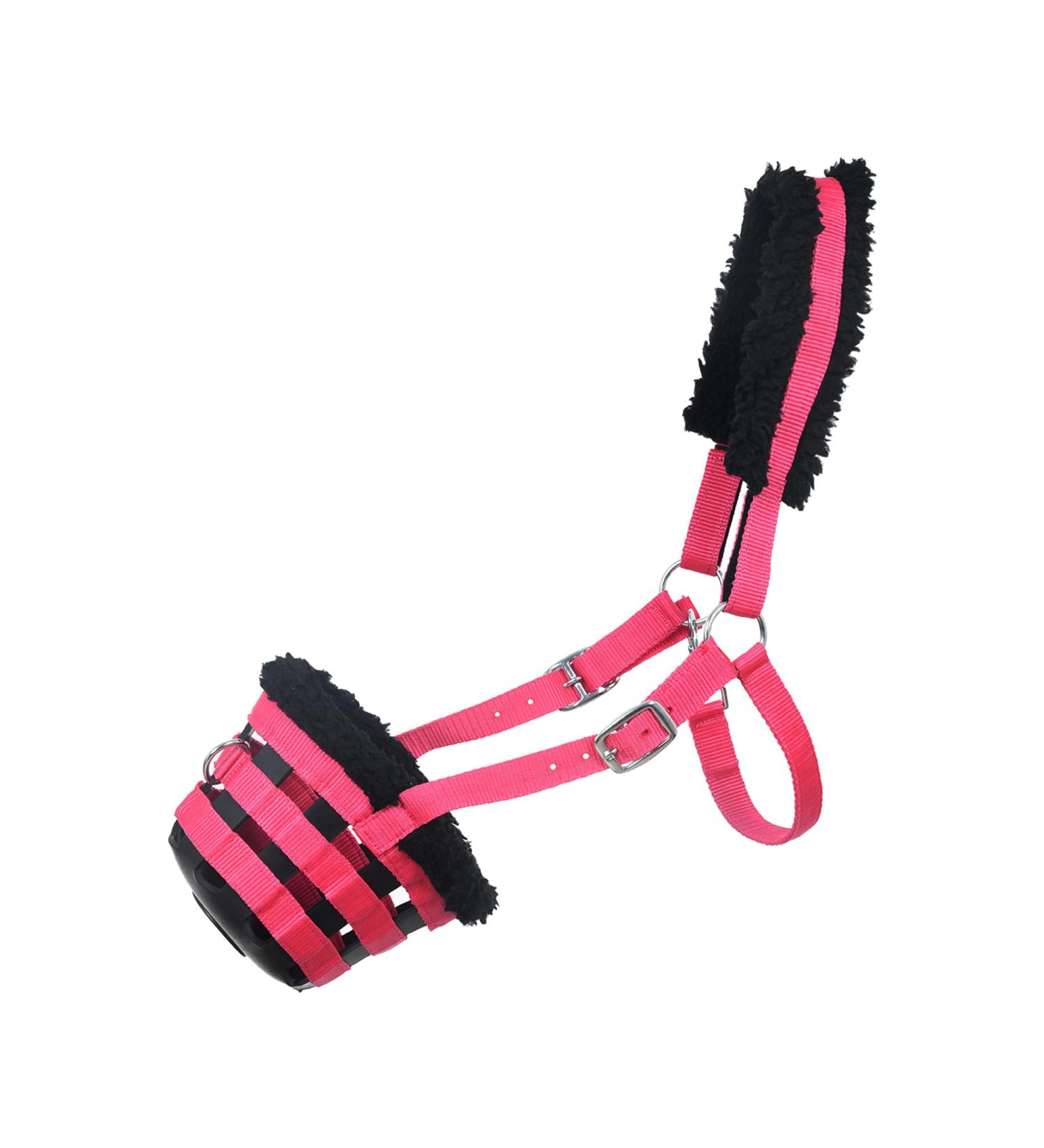 YOU Muzzle for Horses - Pink Cob Muzzle for Pasture Safety | International Shipping Available - Buy Online on SooperMarket.com