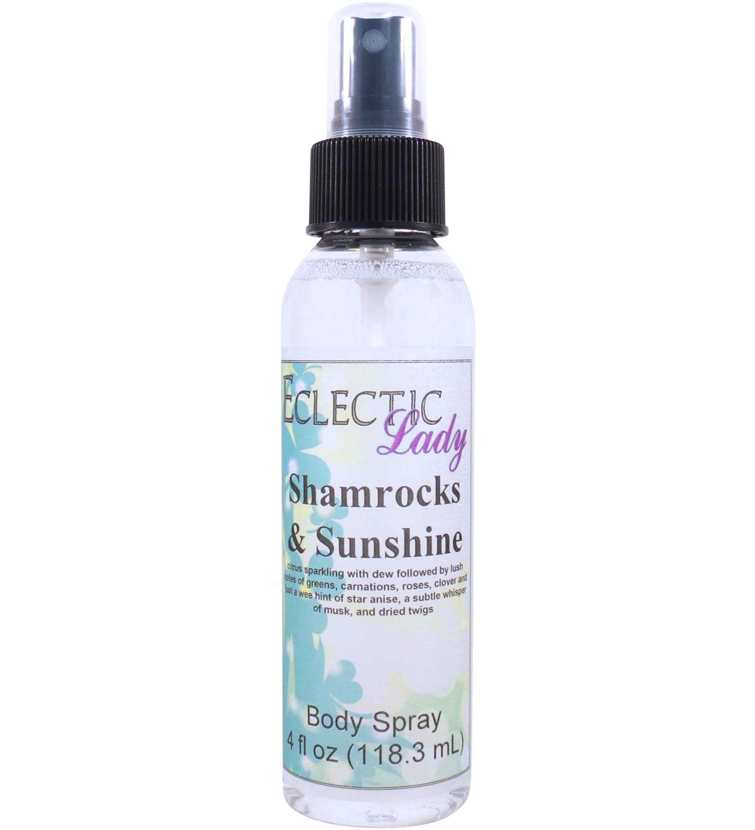 Shamrocks and Sunshine Body Spray (Double Strength) 16 ounces Body Mist for Women with Clean Light & Gentle Fragrance Long Lasting Perfume with Comforting Scent for Men & Women Cologne with Soft 16 Fluid Ounces (Double Strength) - Buy Online on SooperMarket.com
