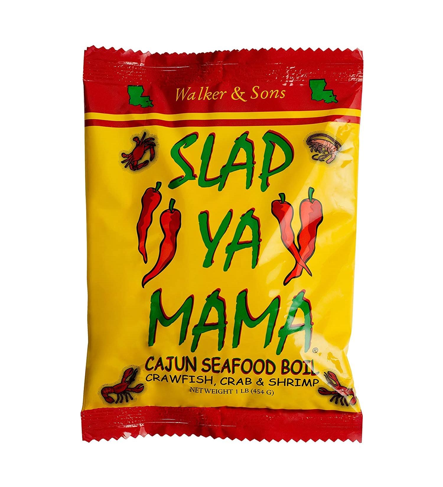 Slap Ya Mama Cajun Seasoning Seafood Boil 1lb - Authentic Louisiana Flavor - Buy Online on SooperMarket.com