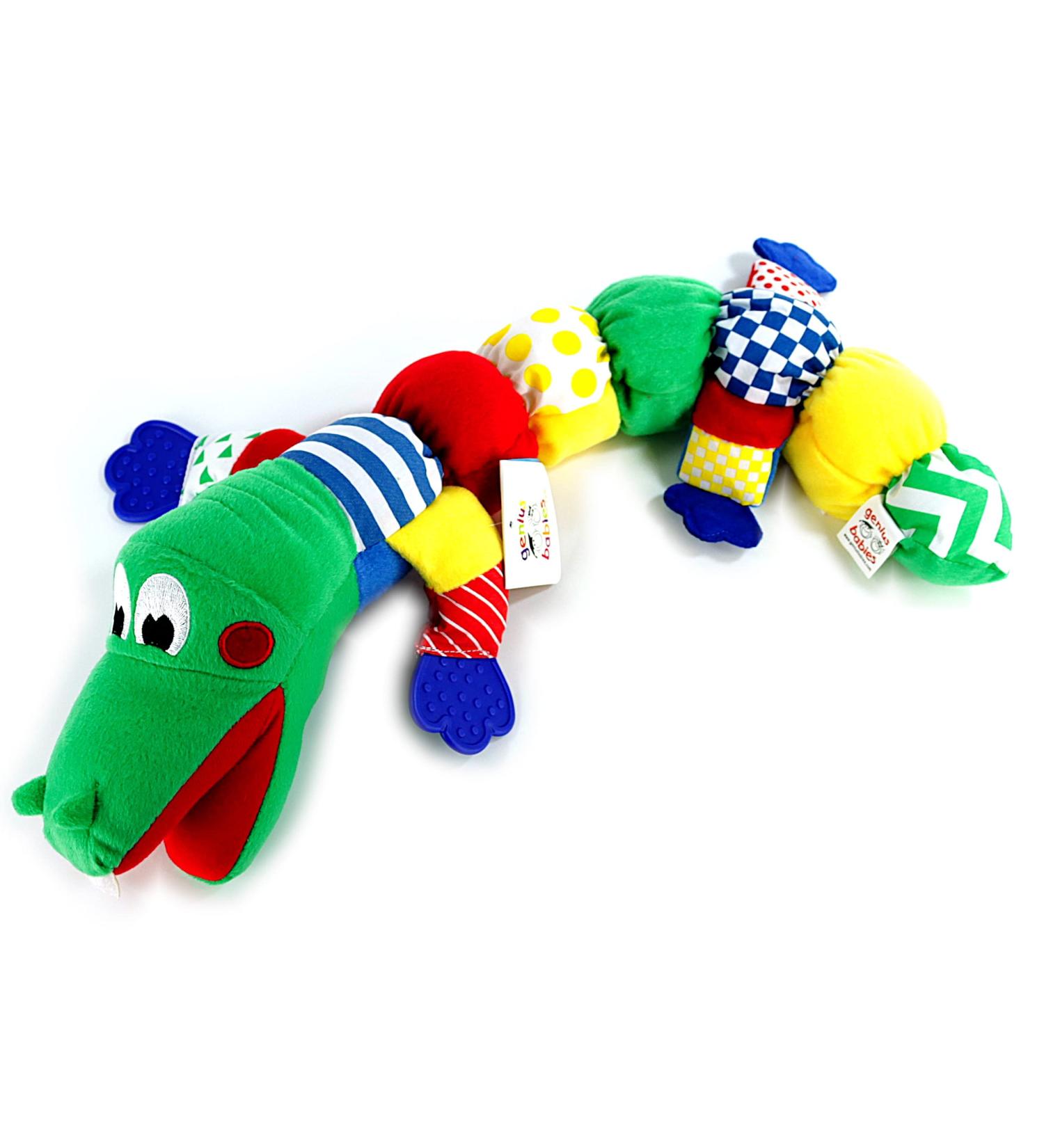My Pal Al Alligator Teething Toy | Multi Sensory Baby Toy - Buy Online on SooperMarket.com