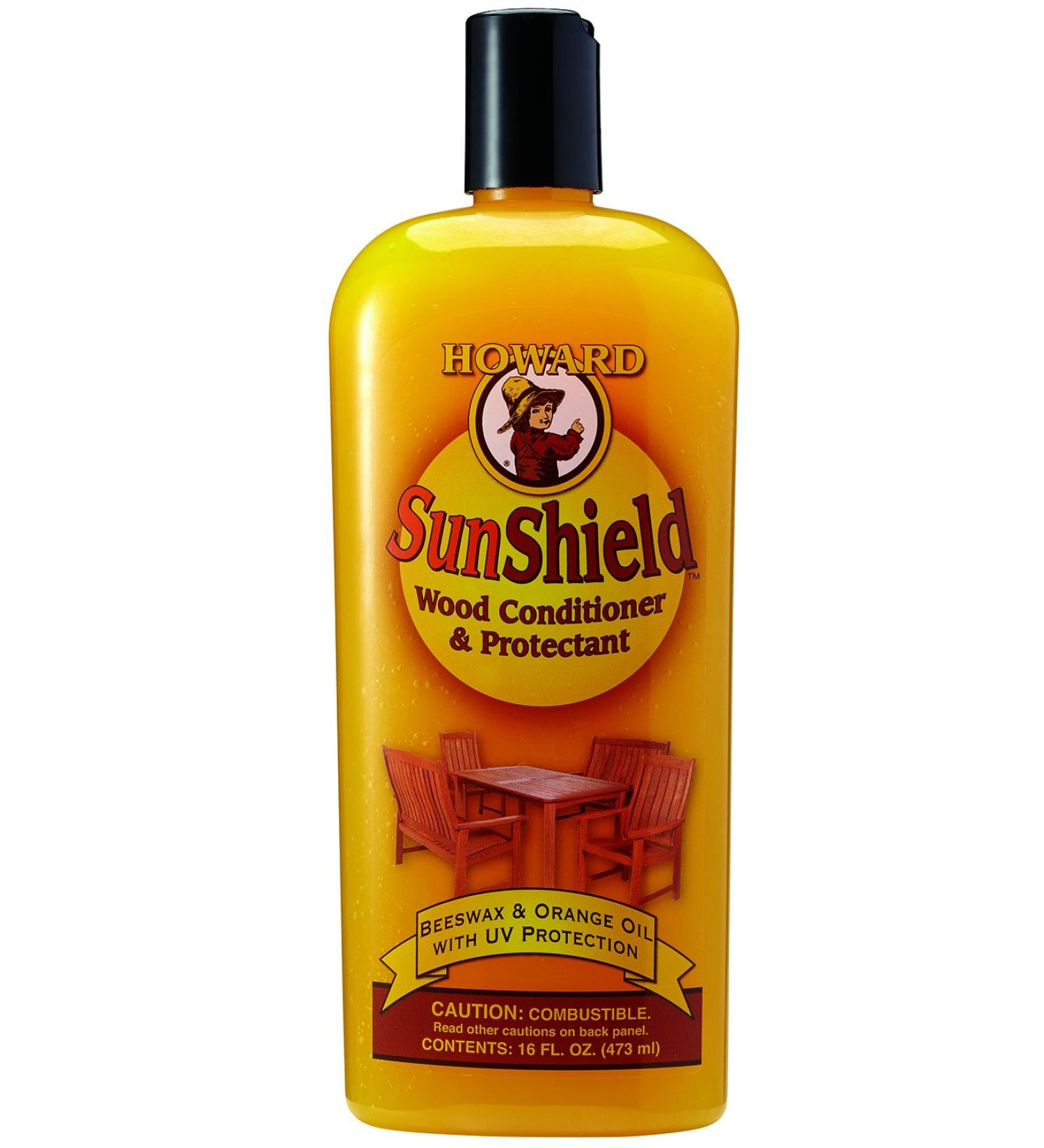 Howard SWAX16 SunShield Outdoor Furniture Wax - UV Protection 16oz | Yellow - Buy Online on SooperMarket.com