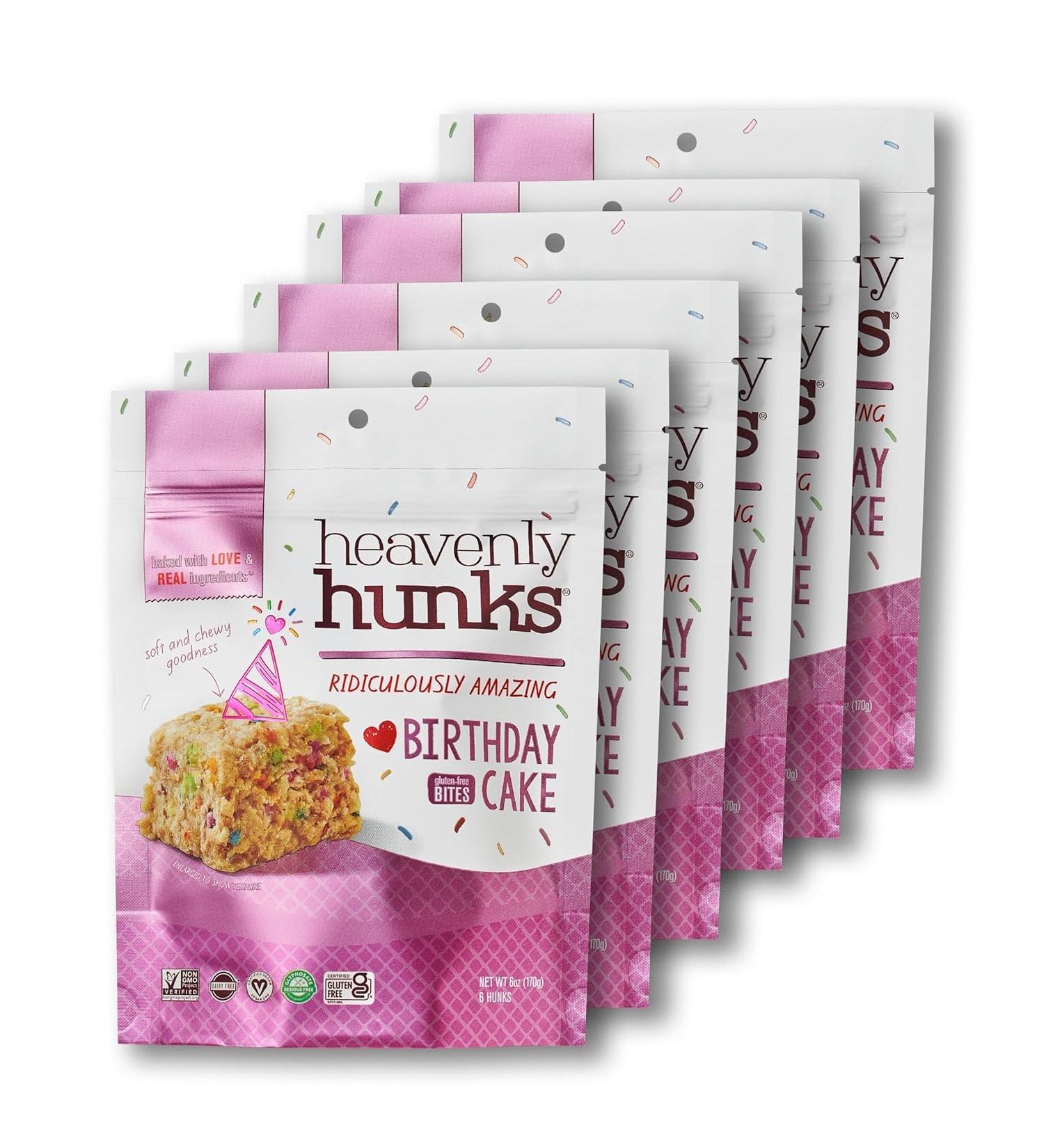 Heavenly Hunks - Birthday Cake 6 x 170g - Buy Online on SooperMarket.com