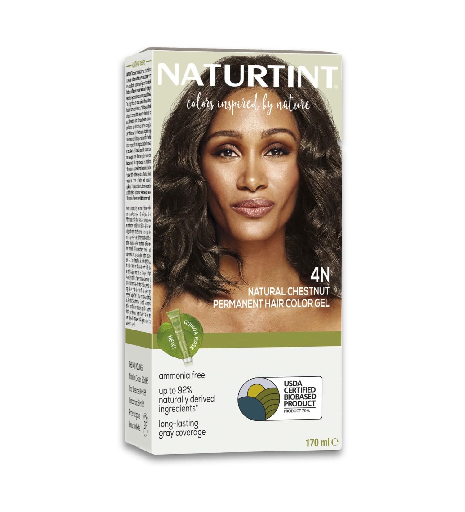 Buy Naturtint Natural Chestnut 4N | Long-lasting Hair Color - 5.4 oz | Vegan & Non-toxic Hair Dye for International Shipping - Buy Online on SooperMarket.com