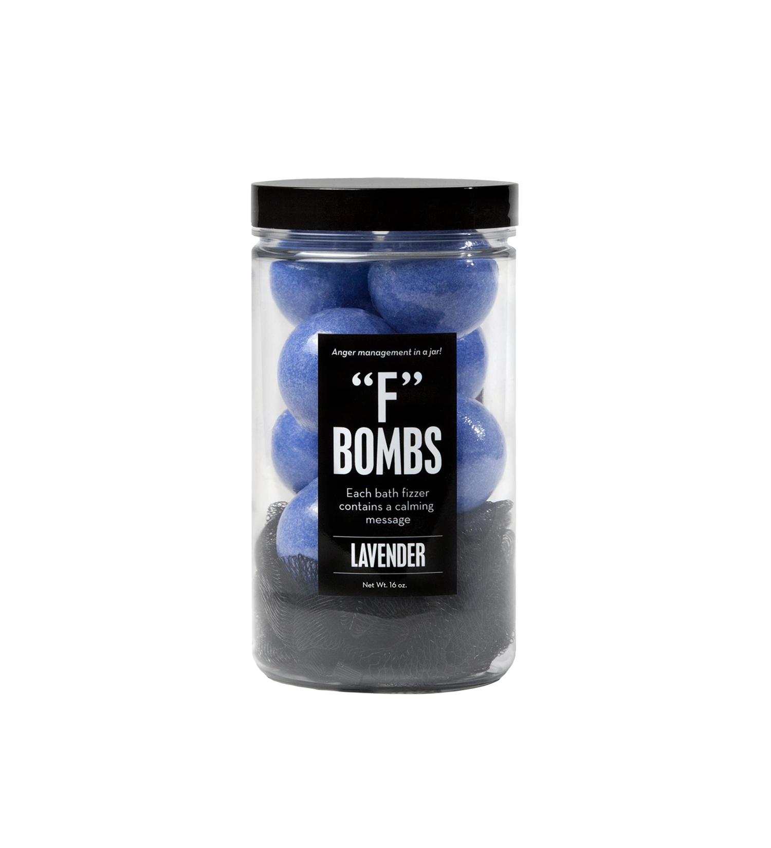 DA BOMB F Bombs Jar 16oz - 8 Mini Bath Bombs with Loofah - Buy Online on SooperMarket.com