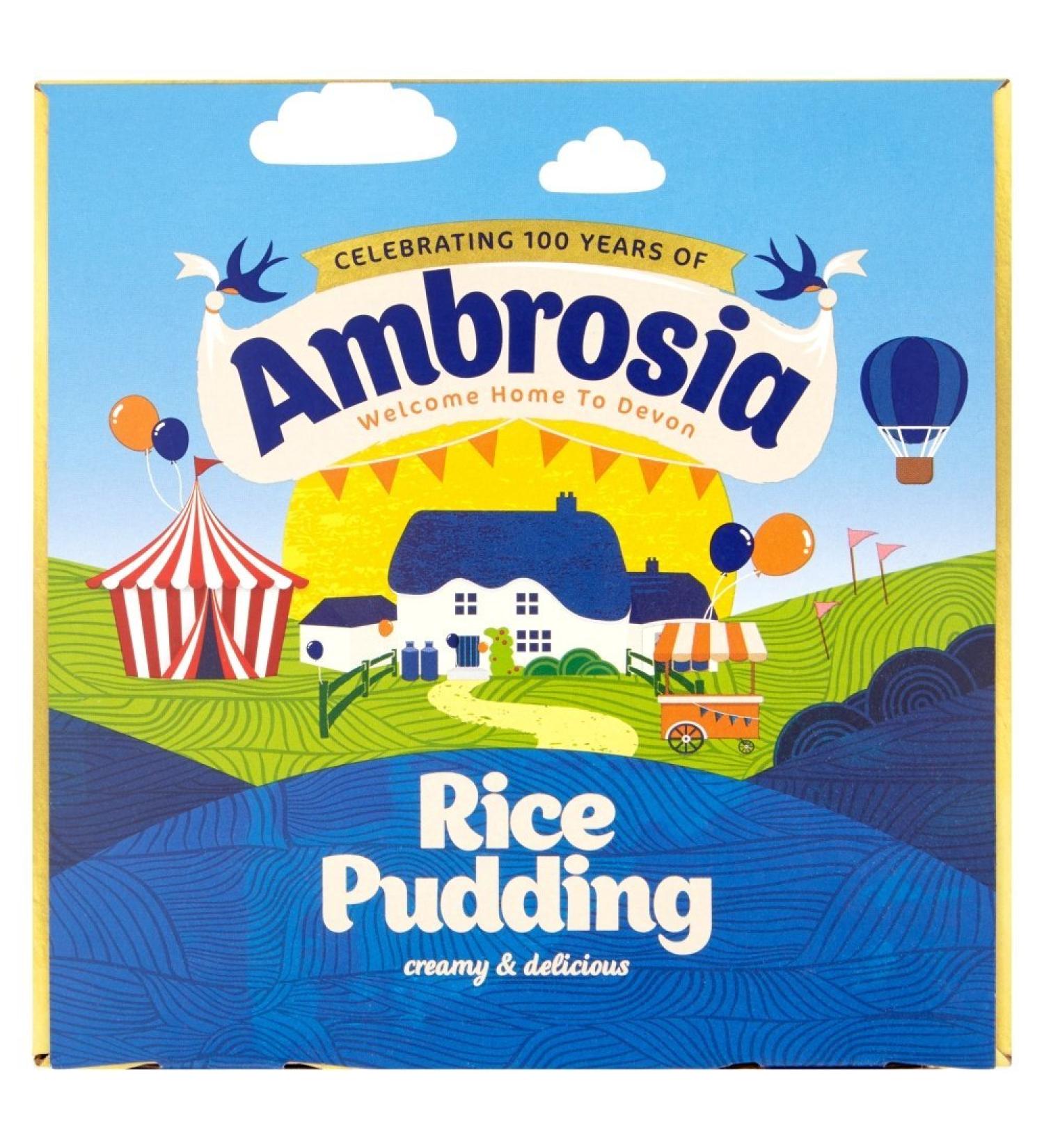 Ambrosia Rice Pudding 4 x 400g - Buy Online on SooperMarket.com