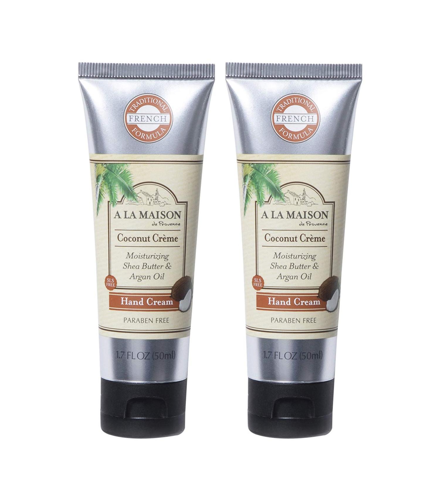 A LA MAISON Coconut Creme Lotion for Dry Skin - Natural Hand and Body Lotion (2 Pack) - 1.7 Fl Oz - Buy Online on SooperMarket.com