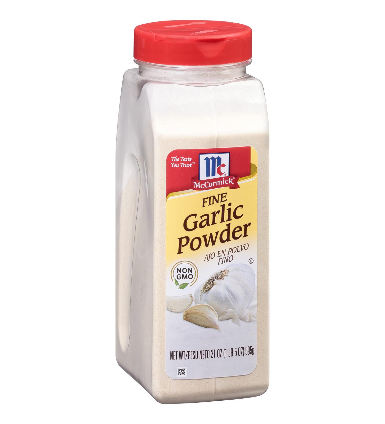 McCormick Fine Garlic Powder 21 oz - Premium Quality Seasoning - Buy Online on SooperMarket.com