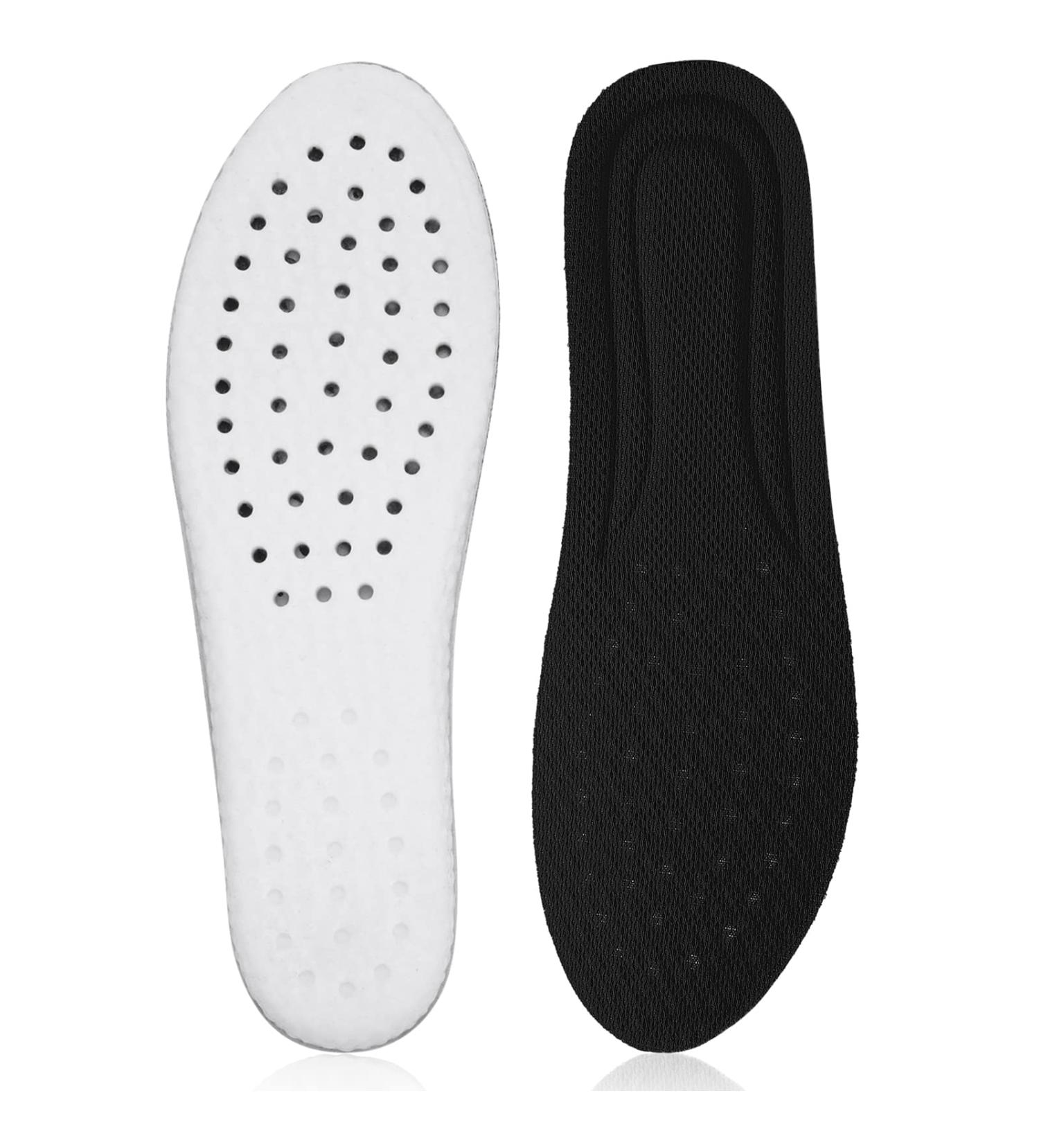 Memory Foam Cropable Comfort Insoles for Women US 5-8 - Shock Absorption Support Pads - Breathable Sports Insoles - Black - Buy Online on SooperMarket.com