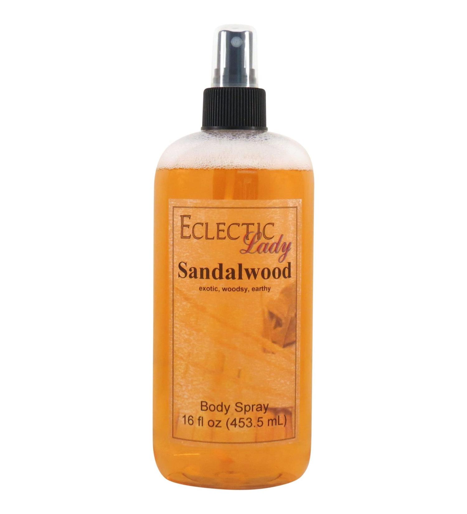 Sandalwood Body Spray Body Mist for Women with Clean Light & Gentle Fragrance Long Lasting Perfume with Comforting Scent for Men & Women Cologne with Soft Subtle Aroma For Daily Use Regular Strength 16 Fluid Ounces - Buy Online on SooperMarket.com