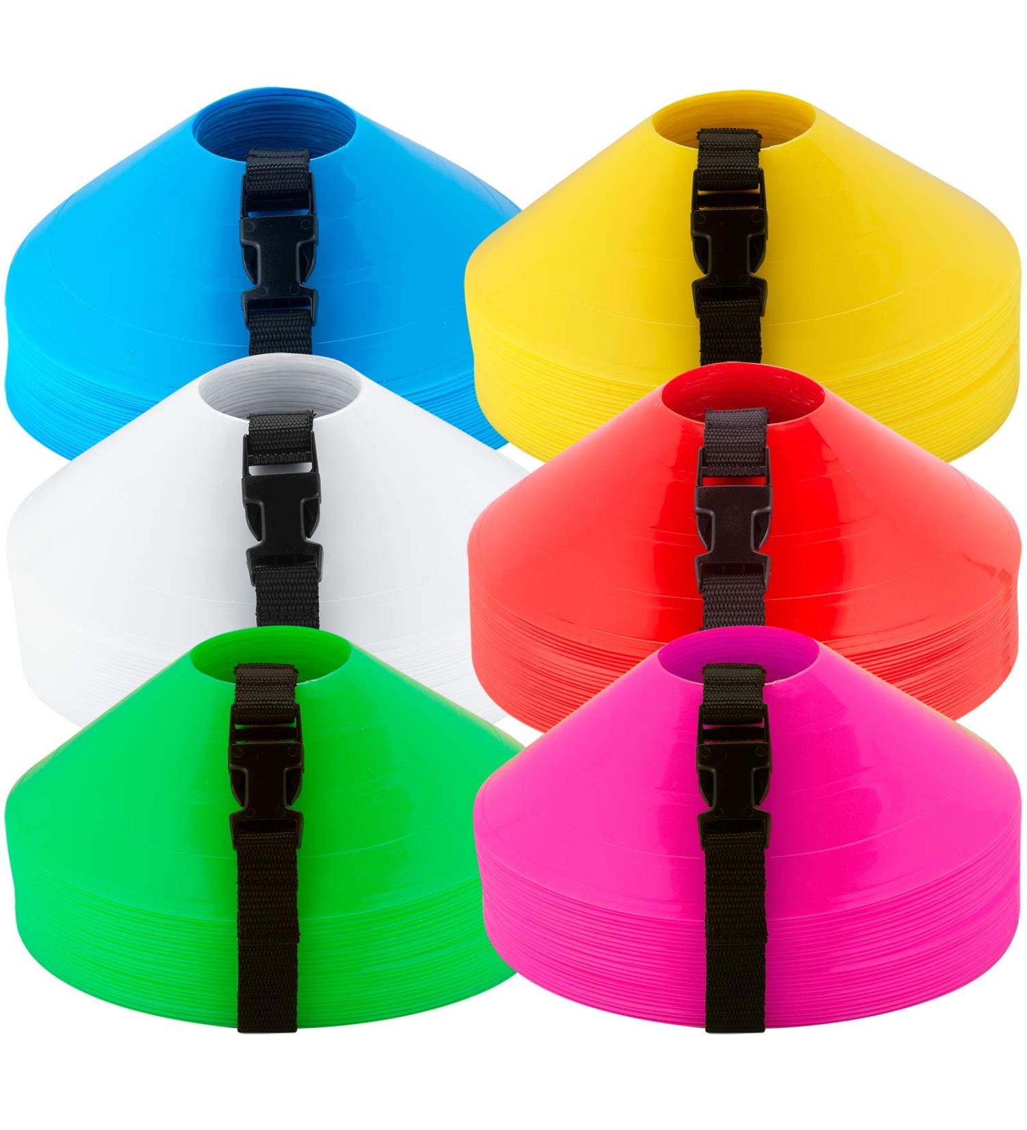 American Challenge Soccer Sports Disc Cones Yellow (25 count) Standard