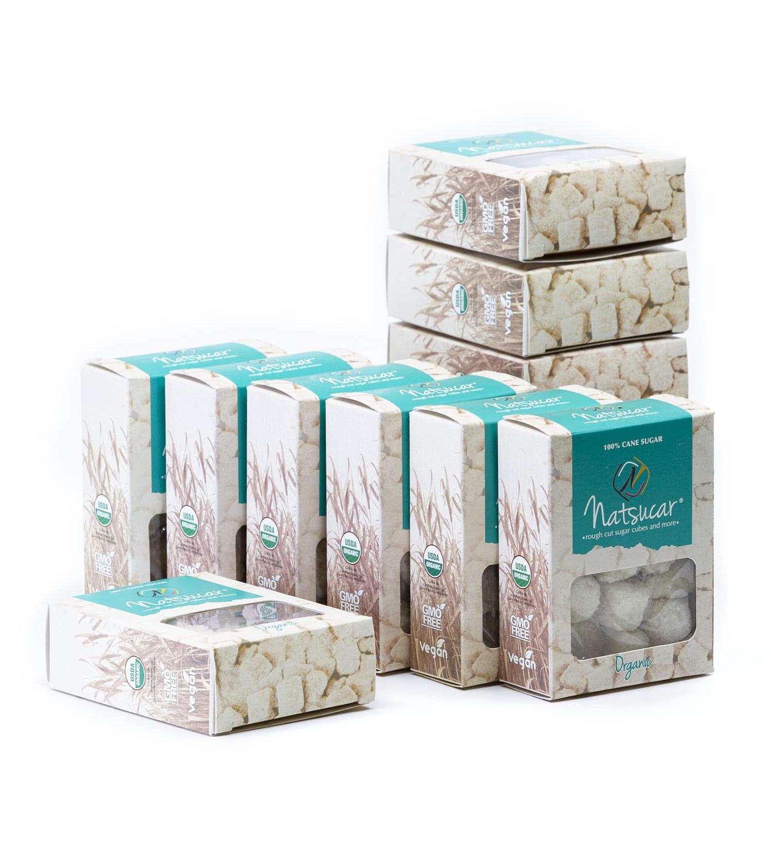 The Sugar Lab Organic Sugar Cubes - 12 To-Go Packs (1.2 oz each) for Cocktails, Sweet Tea, and Vegan Coffee - Buy Online on SooperMarket.com