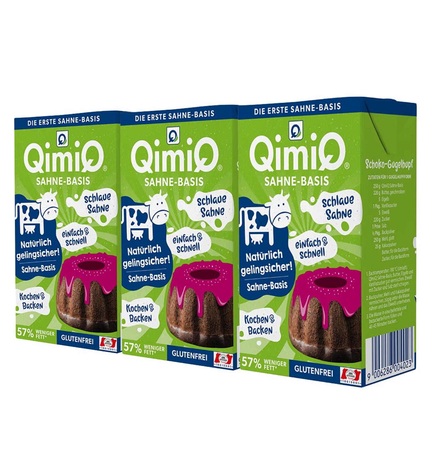 QimiQ Cream Base (Pack of 3 3 x 250g) | Premium Quality International Shipping - Buy Online on SooperMarket.com