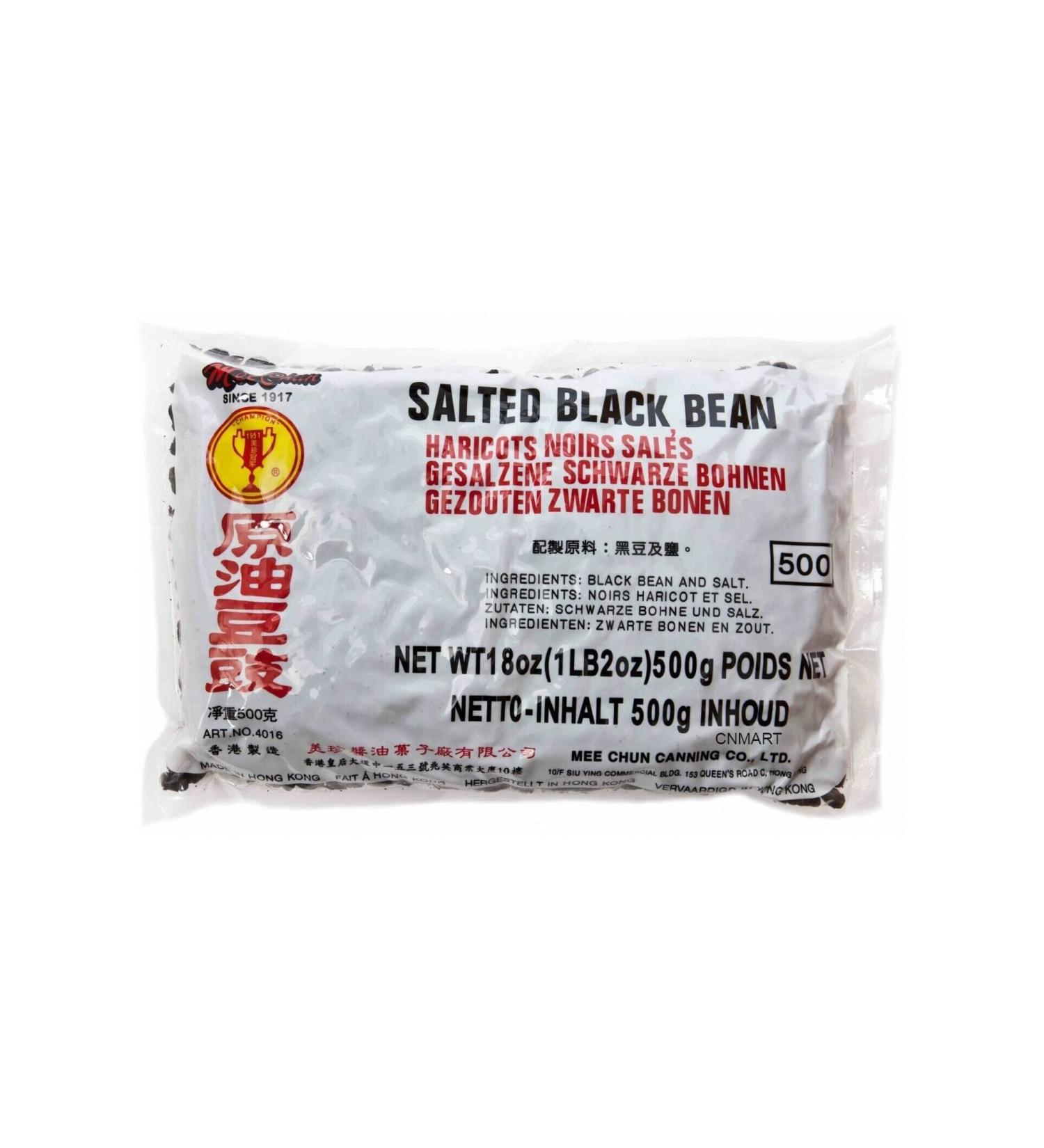 CNMART Mee Chun Salted Black Bean 500g (18oz) Bag