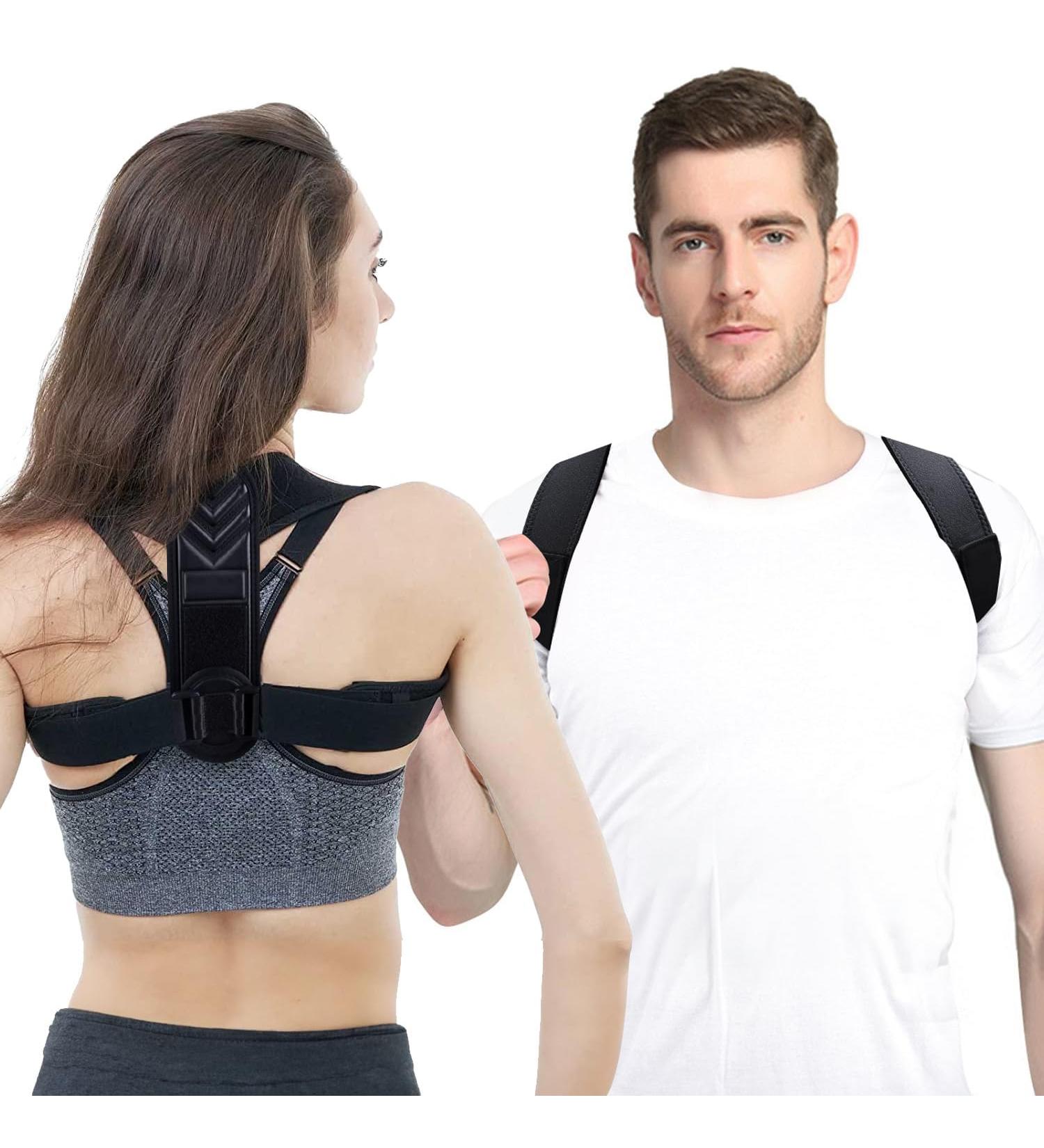 Posture Corrector for Women and Men Adjustable Upper Back Brace Breathable Back Support straightener Providing Pain Relief from Lumbar Neck Shoulder and Clavicle Back - Buy Online on SooperMarket.com