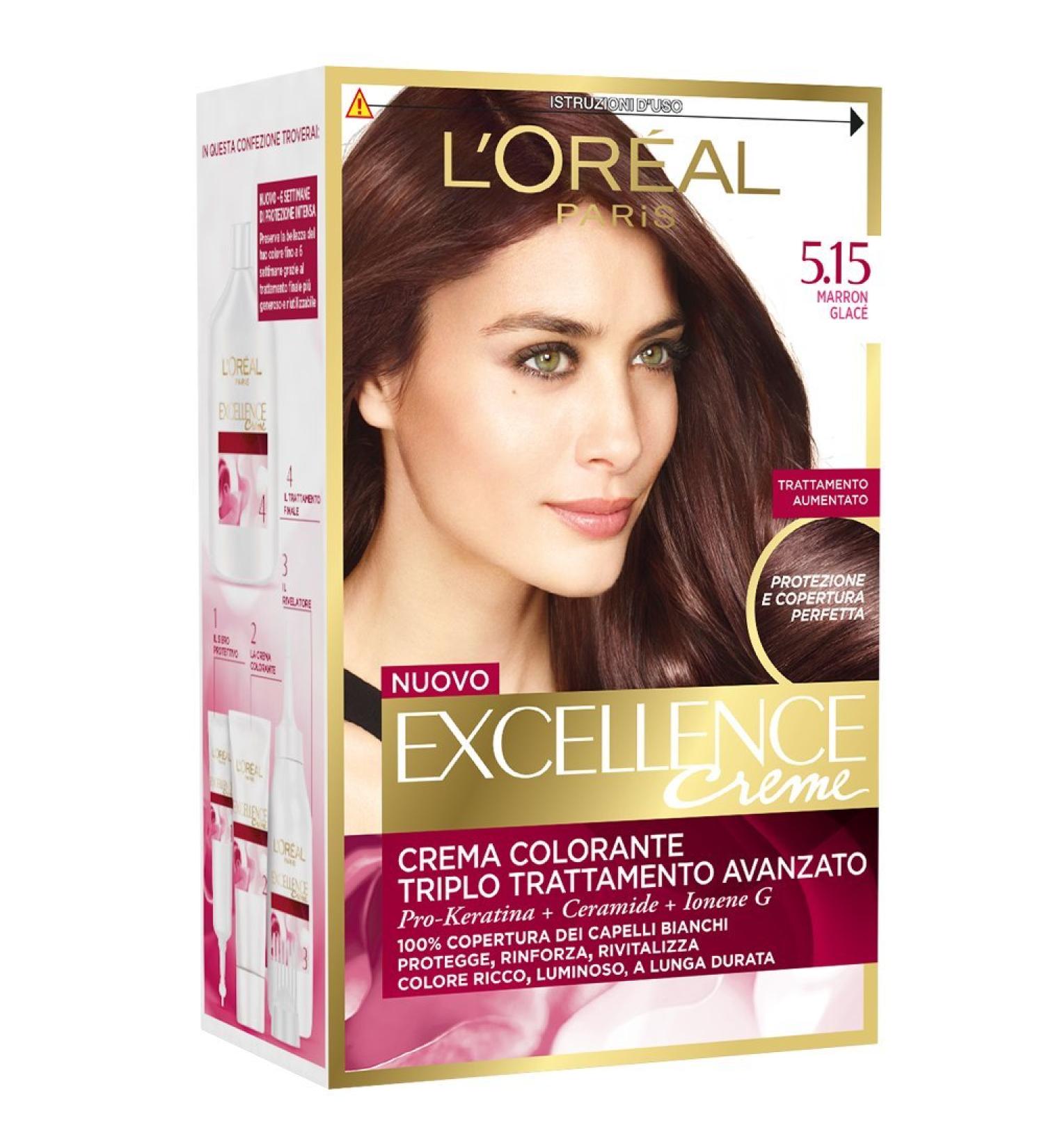 Excellence Colour Cream Brown Glac 5.15 40 ml