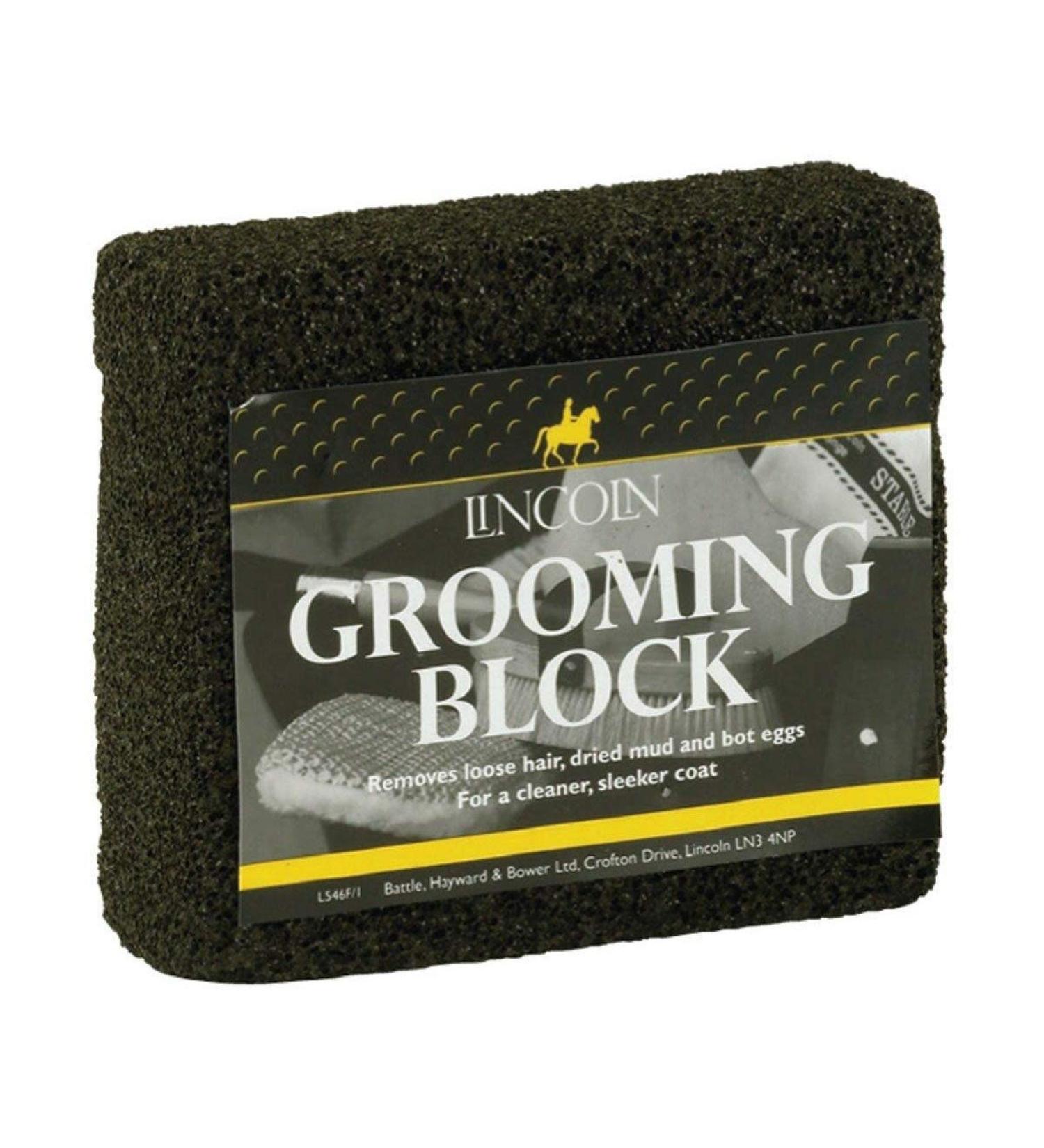 Lincoln block Horse Grooming Block - black one size