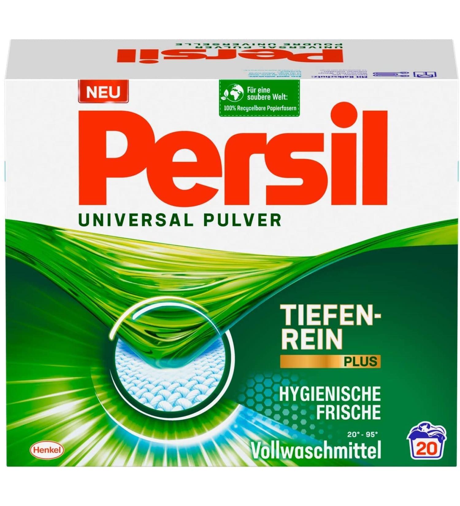 Persil Universal Powder Detergent - 20 Washloads | Deep-Purity-Plus Technology for Radiant Stains & Brightness - Shop Internationally - Buy Online on SooperMarket.com