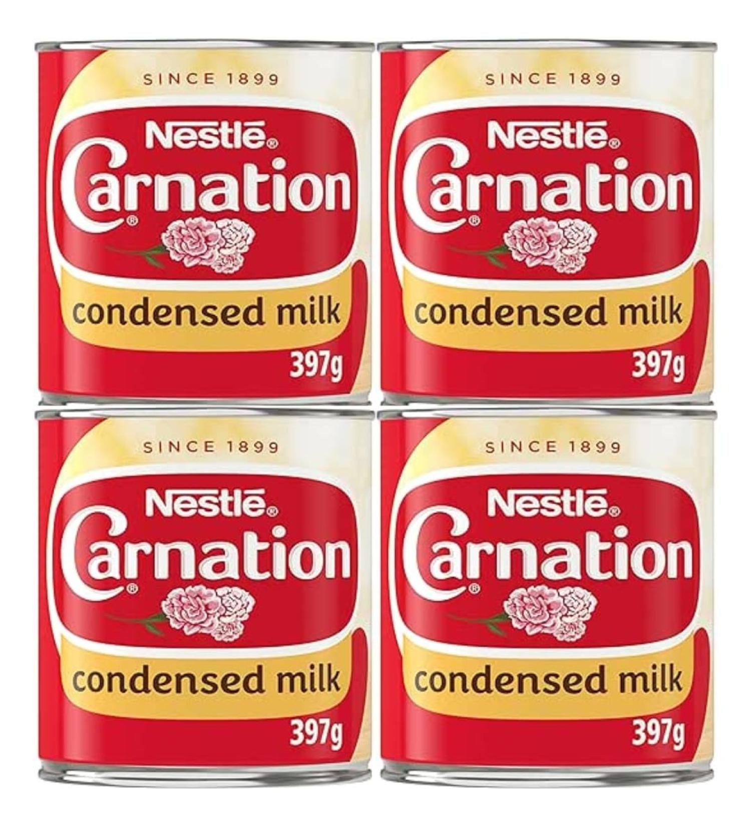 Carnation Sweetened Condensed Milk 397g (4 Pack Bundle)