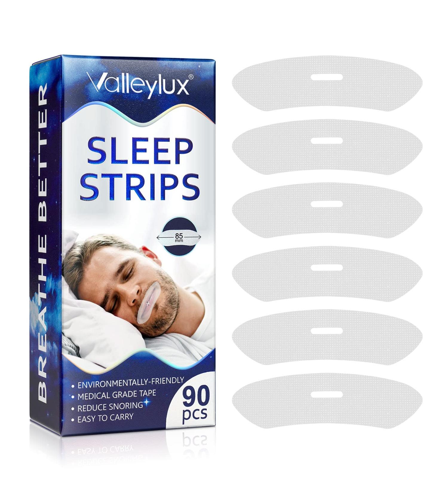 Moulis 90Pcs Sleep Strip Mouth Tape for Improved Nighttime Sleeping and Instant Snoring Relief - Buy Online on SooperMarket.com