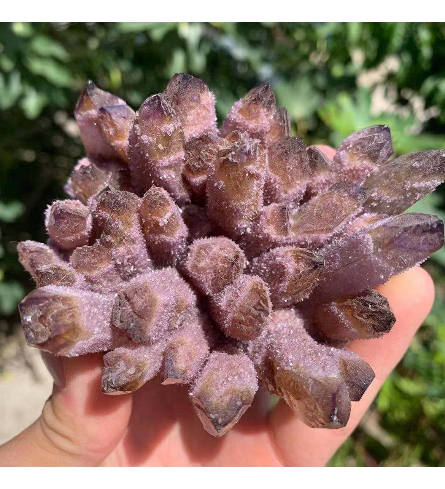 Natural Purple Amethyst Cluster Crystal Quartz Decorative Stone kaixun (Size : 500-550g) - Buy Online on SooperMarket.com