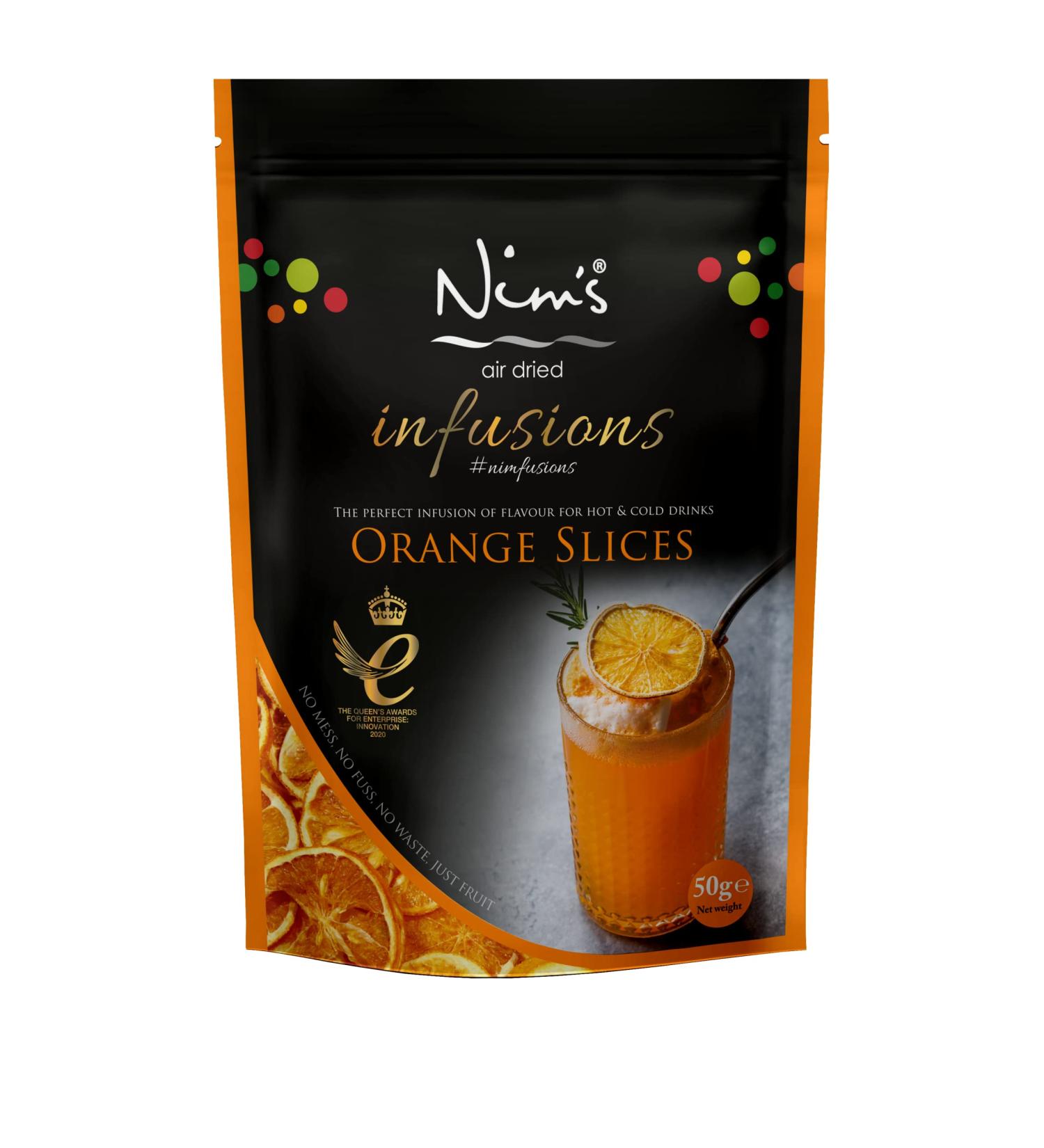Nim's Air Dried Cocktail Dring Garnish Slices Vegan Vegetarian Healthy (Orange) - Buy Online on SooperMarket.com