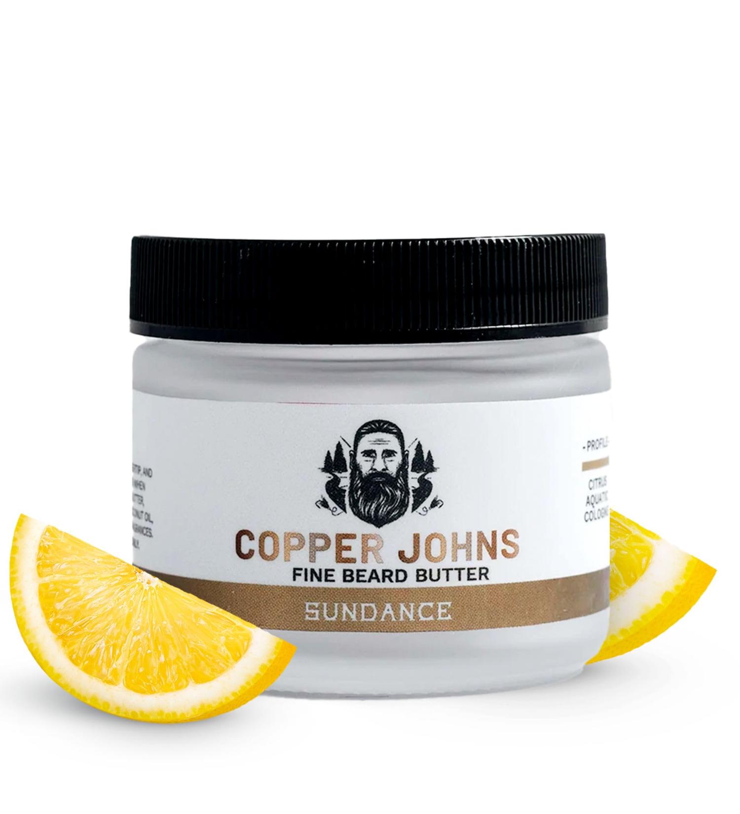 Buy Beard Butter for Men - Shea Butter Jojoba Oil Sea Minerals | Moisture Softness Control & Sundance-Citrus Scent - 2 oz - Buy Online on SooperMarket.com