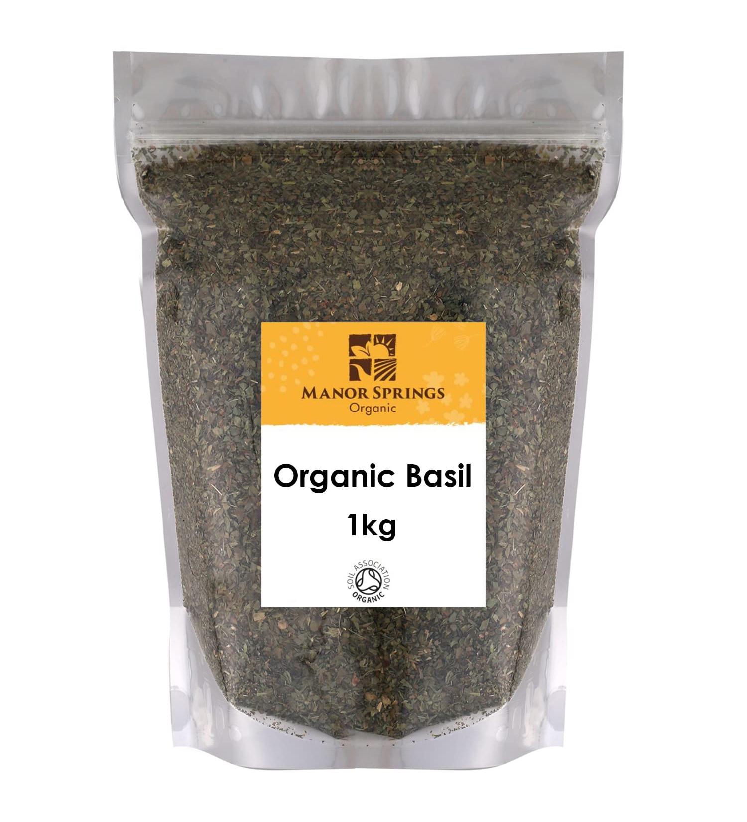 Organic Basil 1kg by Manor Springs Organic - Buy Online on SooperMarket.com