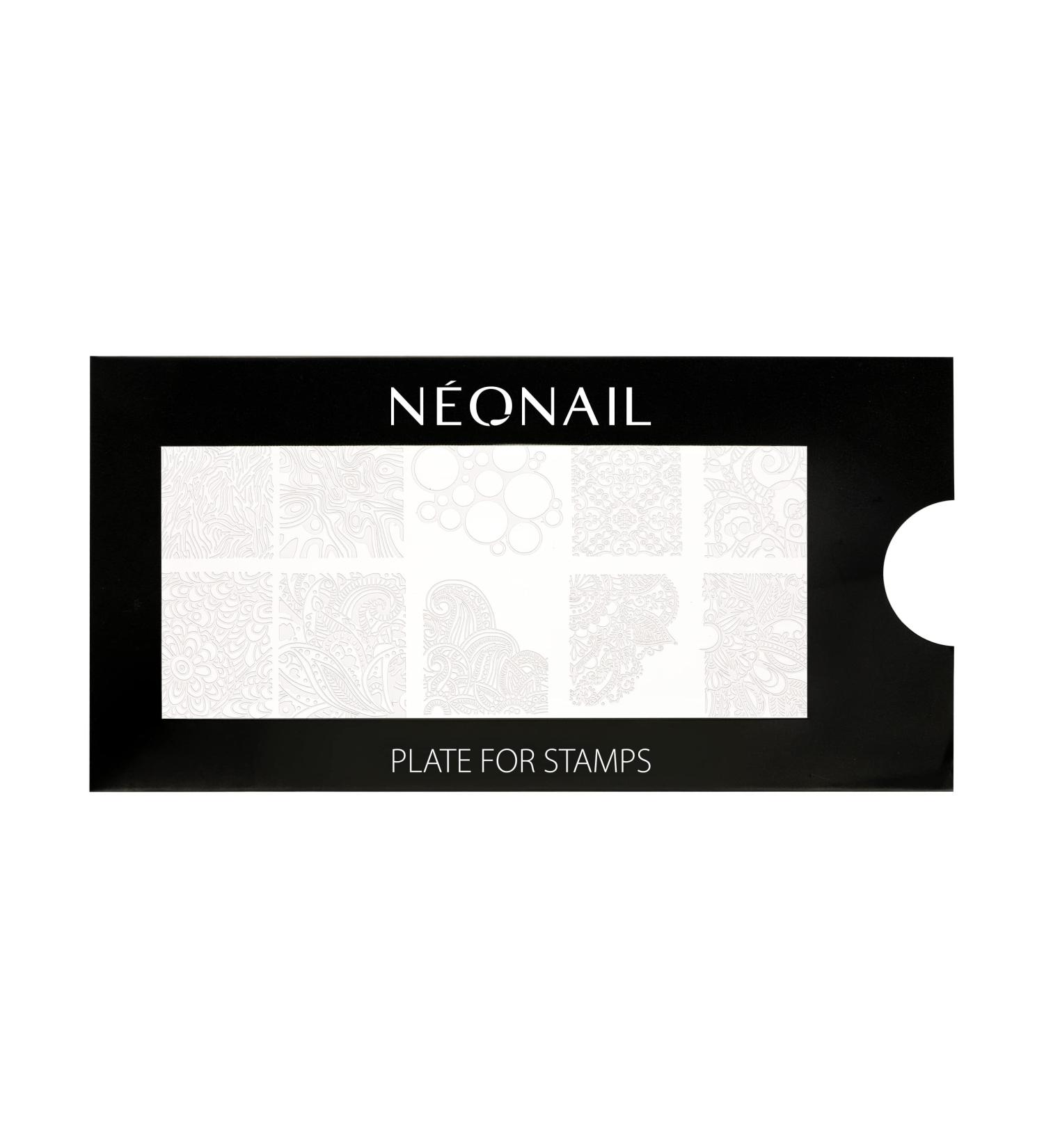 Neonail Stamping Plate 01 | Nail Art Stencil Template for Stunning Nail Designs | French Nails Stamp Plate | International Shipping Available - Buy Online on SooperMarket.com