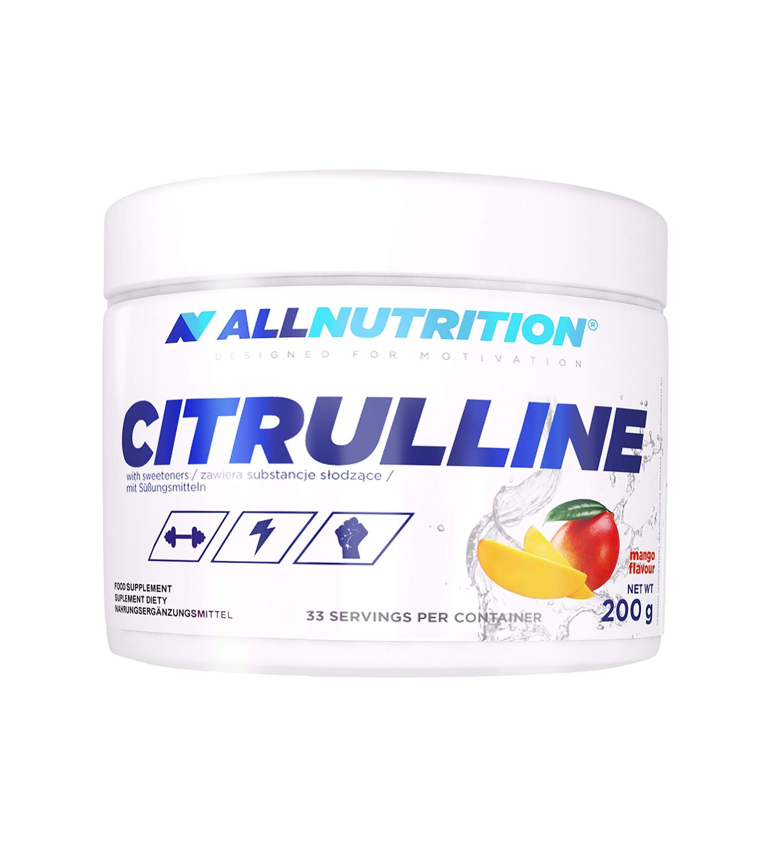 Citrulline Mango Powder - 200g | Natural Energy Booster | Improve Athletic Performance - Buy Online on SooperMarket.com