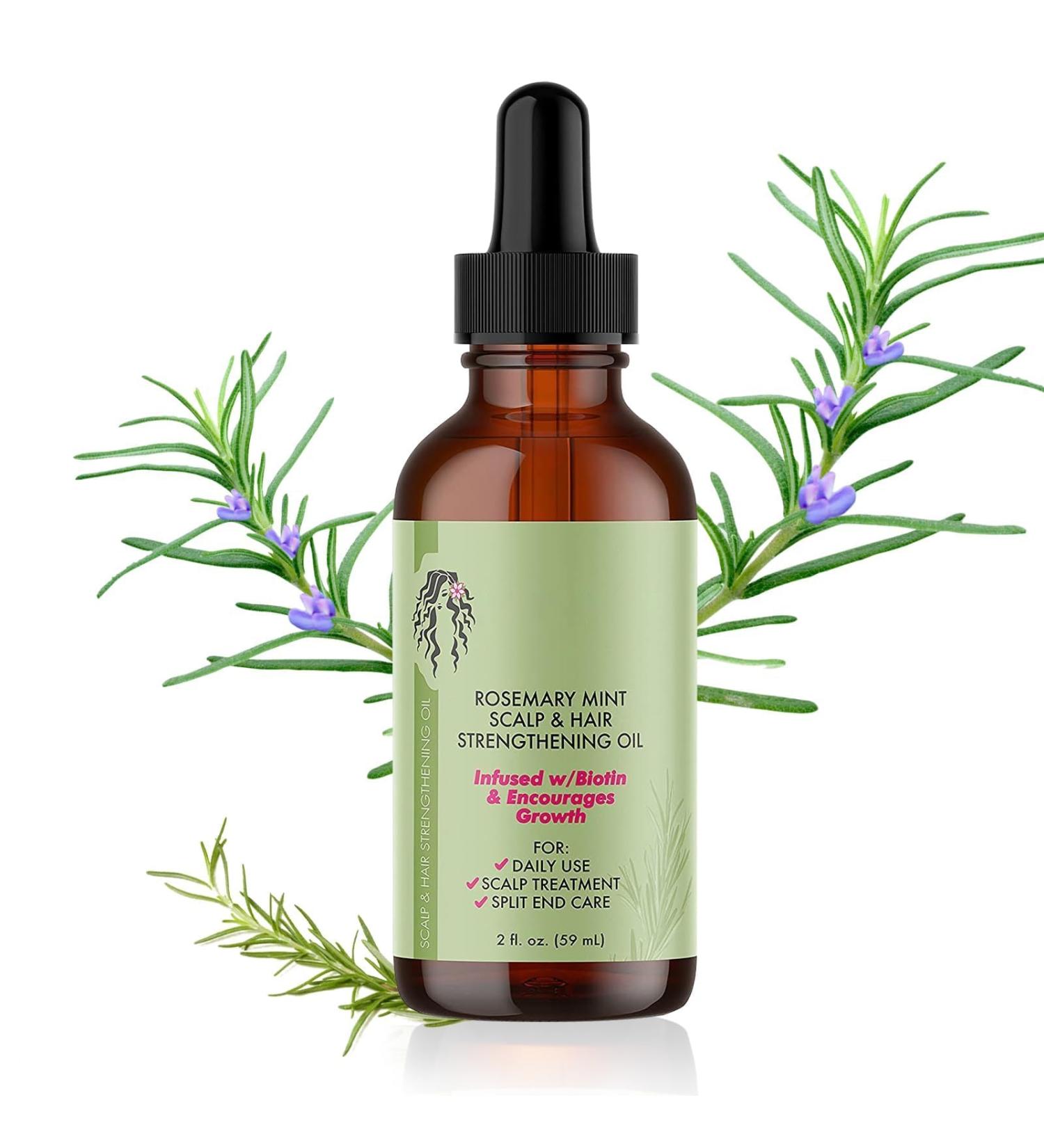 Organic Rosemary Oil for Hair Growth | Natural Essential Oil for Hair Loss & Damage Treatment 1 Piece - Buy Online on SooperMarket.com