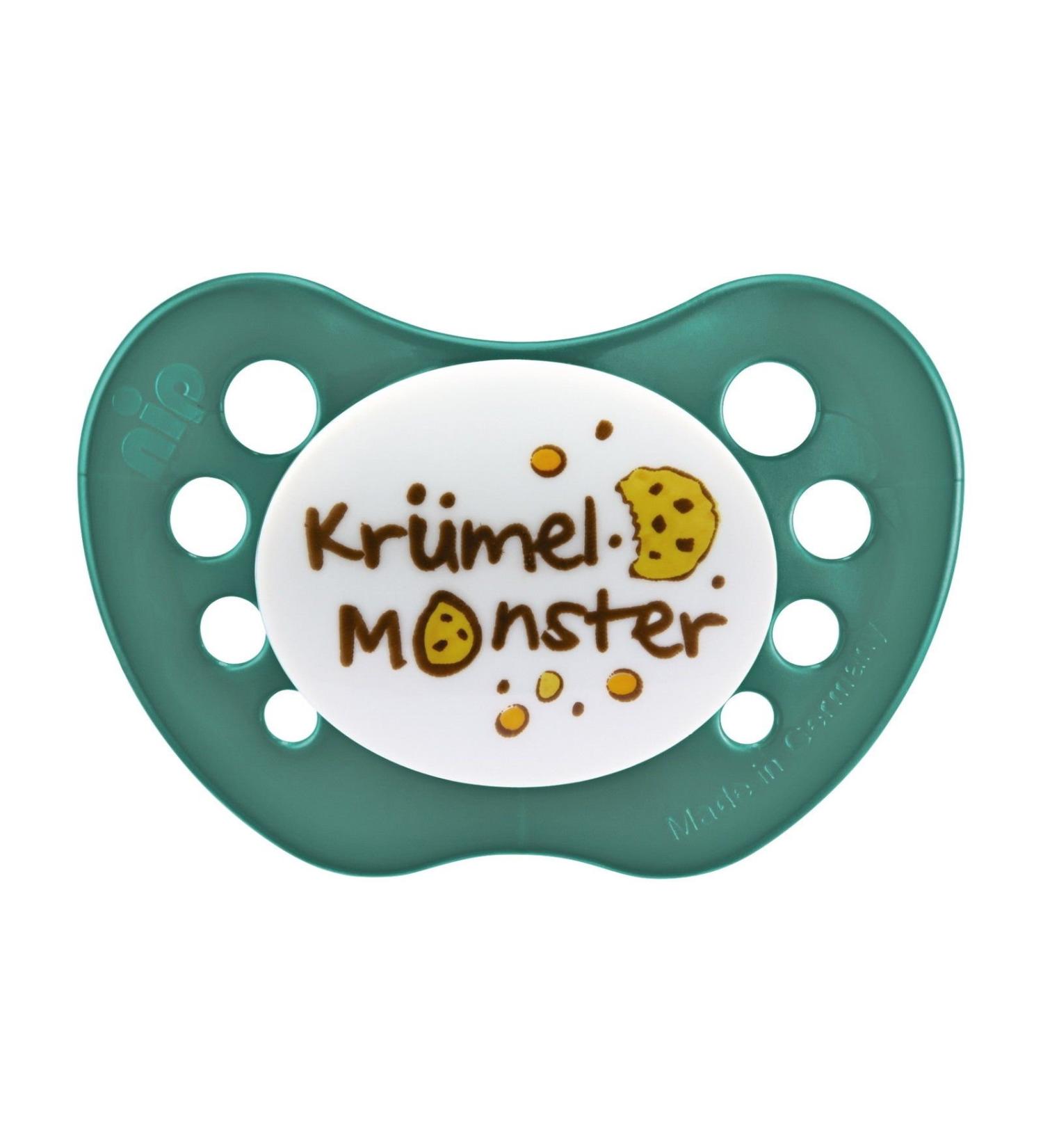 Nip pacifier silicone "Limited Edition" Cookie Monster including protective cap size 2-1 piece