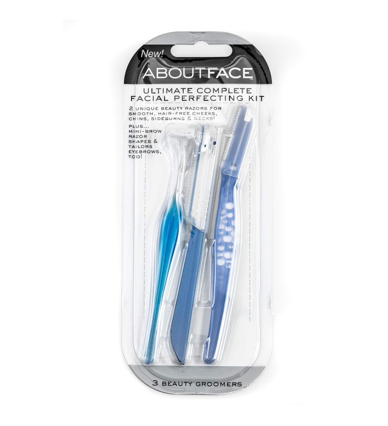 Kai About Face Ultimate Facial Kit | Shaving, Exfoliating & Hair Removal Groomers - Buy Online on SooperMarket.com