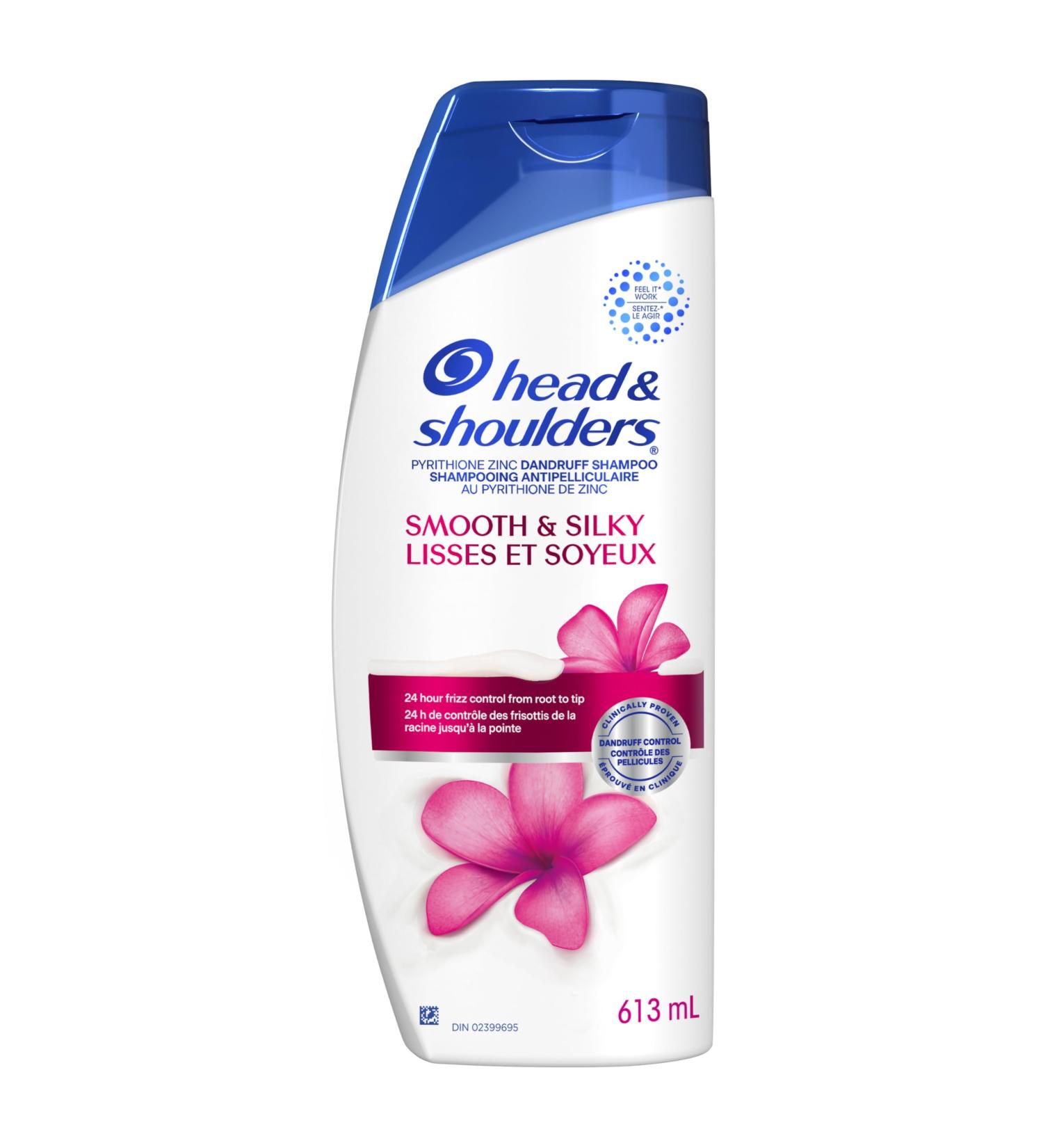 Head & Shoulders Smooth & Silky Shampoo 613ML White Blue Pink 1 NEW Version - Buy Online on SooperMarket.com