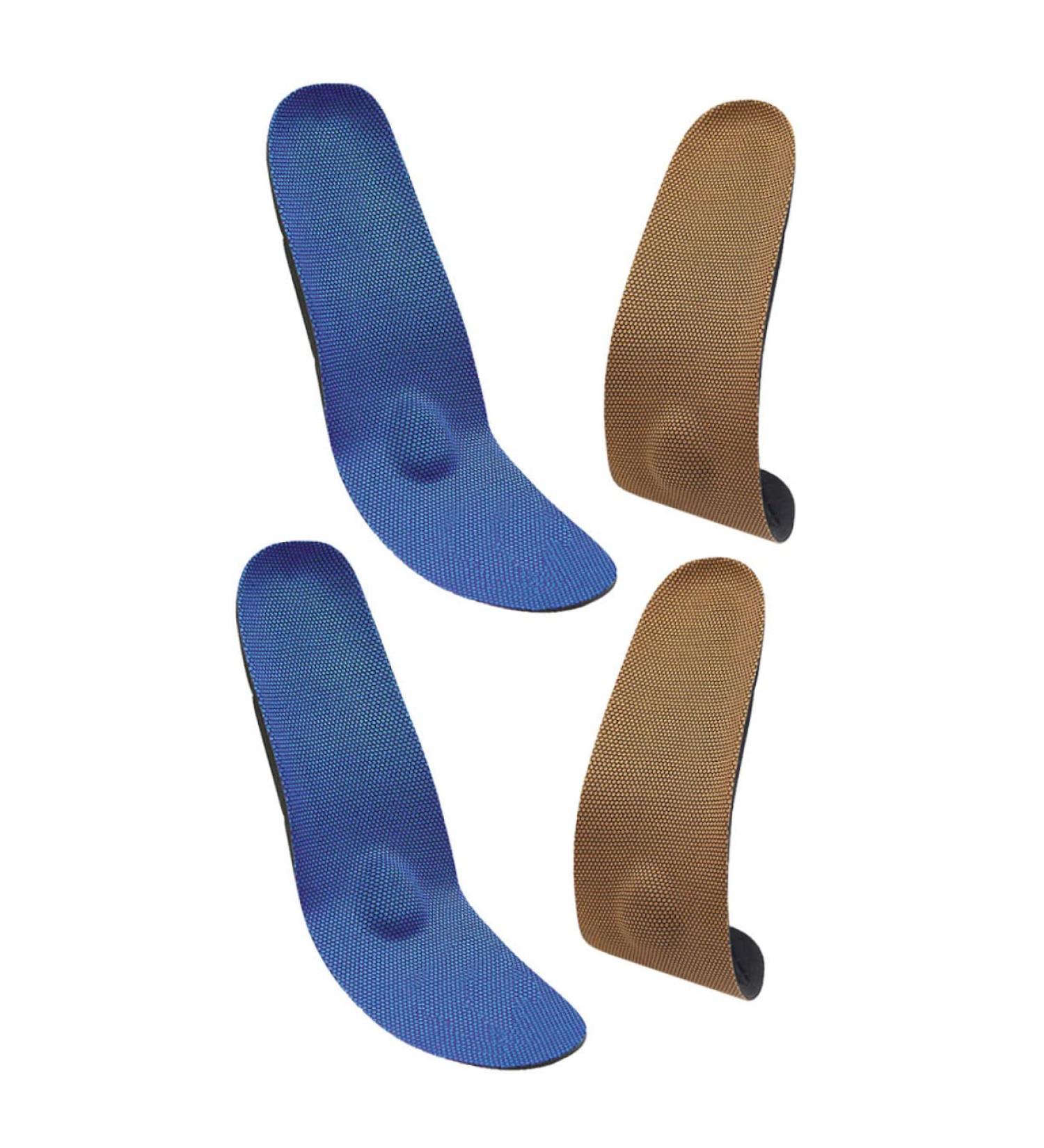 Orthopedic Tan Sneakers with Arch Support | 2 Pairs Insole Plantar Fasciitis Sports Shoes | Healeved Elastic Absorption Insoles - 25.5X8.2X2.3cm - Buy Online on SooperMarket.com
