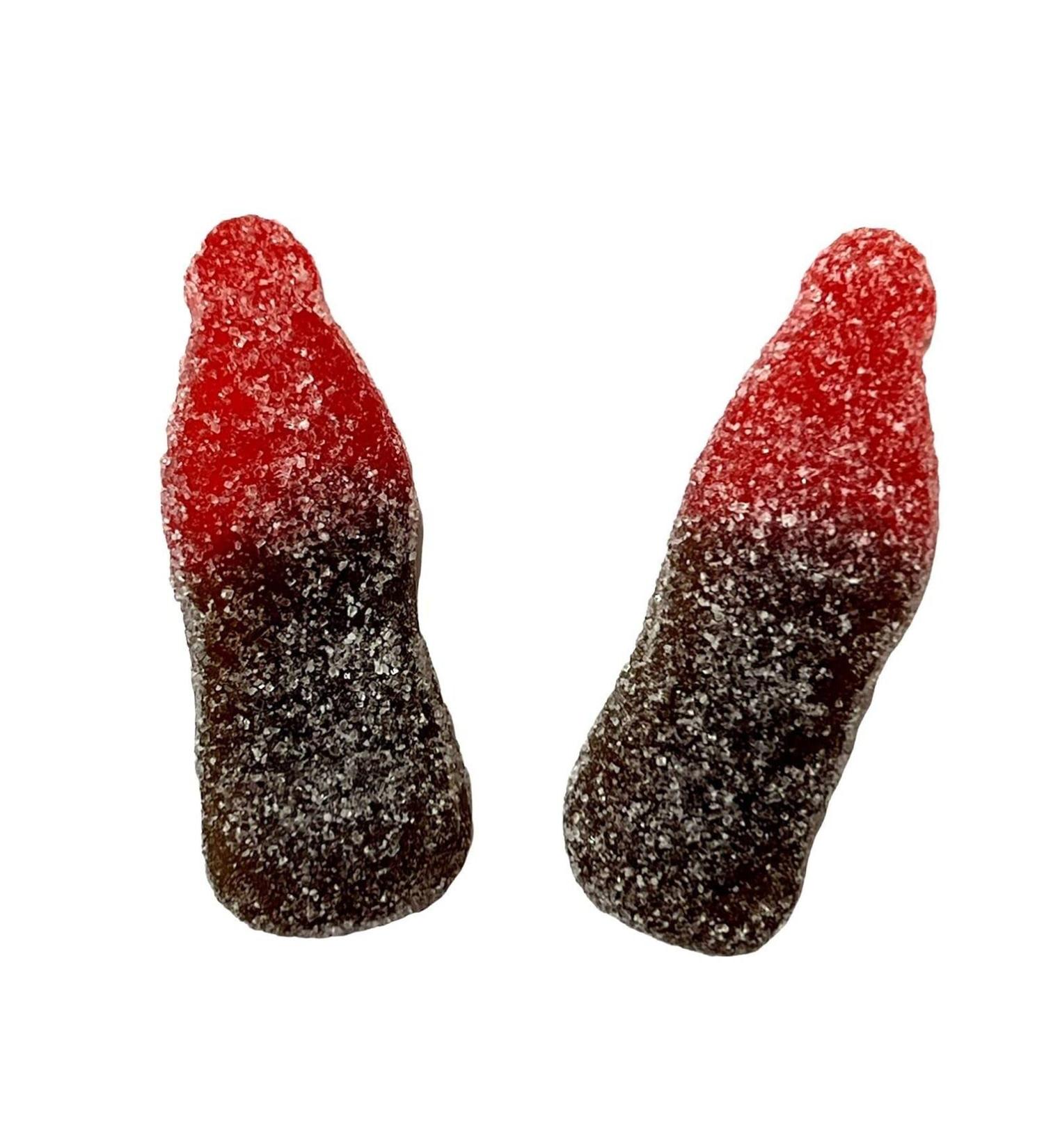 Chewy Fizzy Cherry Cola Bottles Sweets Share Bag - 1kg