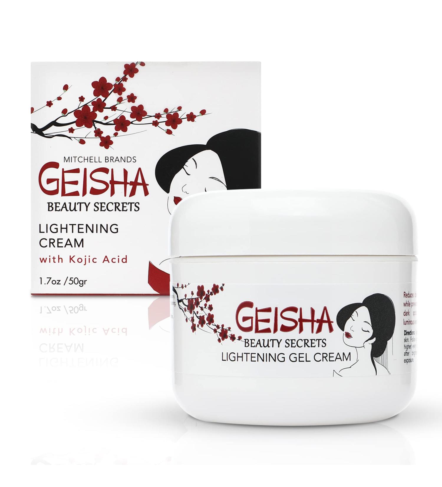 Geisha Kojic Acid Cream - 1.7 fl oz - Dark Spot Remover for Face, Body & Hands - Hyperpigmentation Treatment with Glycolic Acid - Buy Online on SooperMarket.com