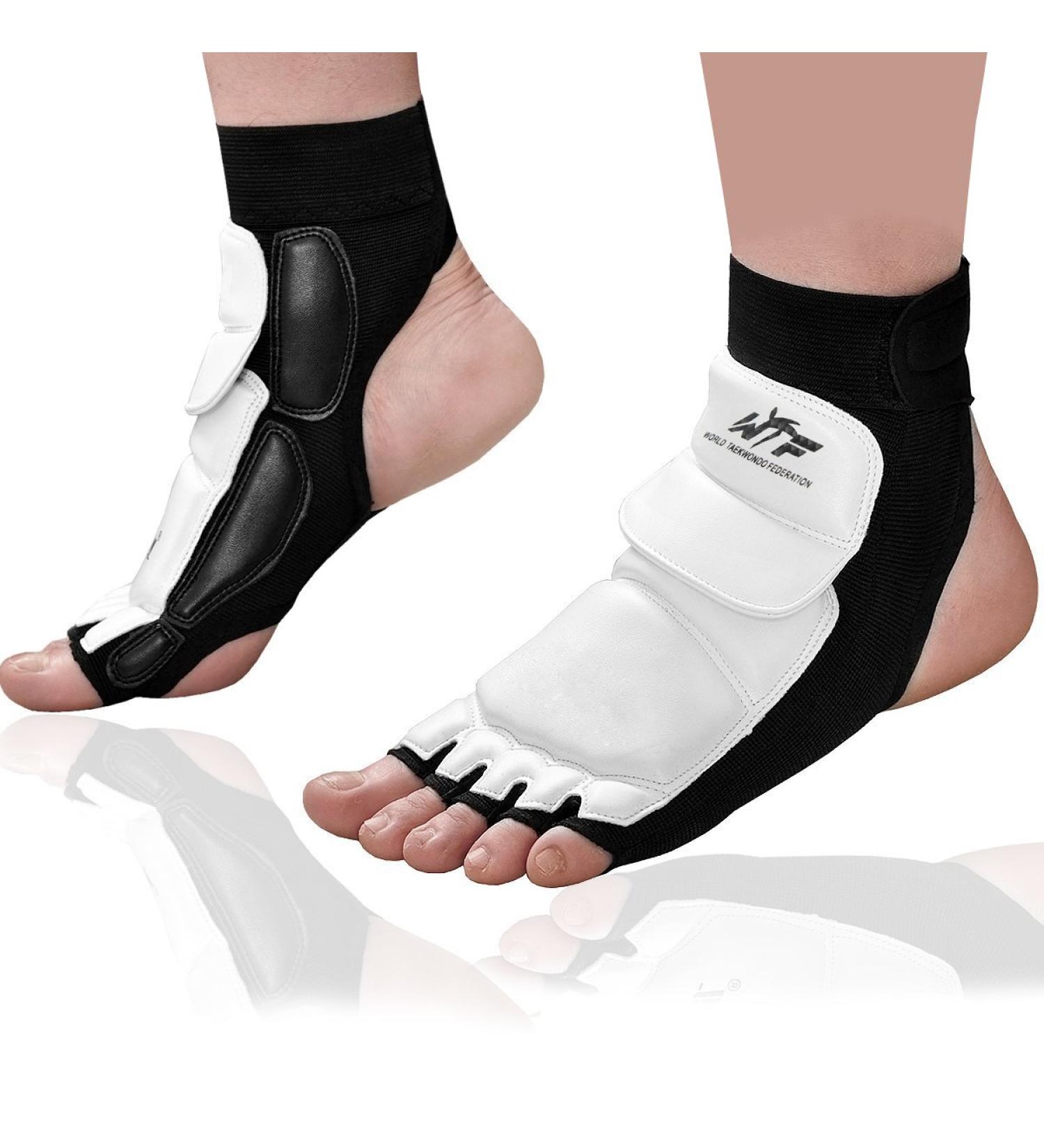 PassFeel Taekwondo Ankle Guards | Non-Slip Foot Protectors for Kickboxing & Boxing Training | Ankle Protection for Competitions - Buy Online on SooperMarket.com