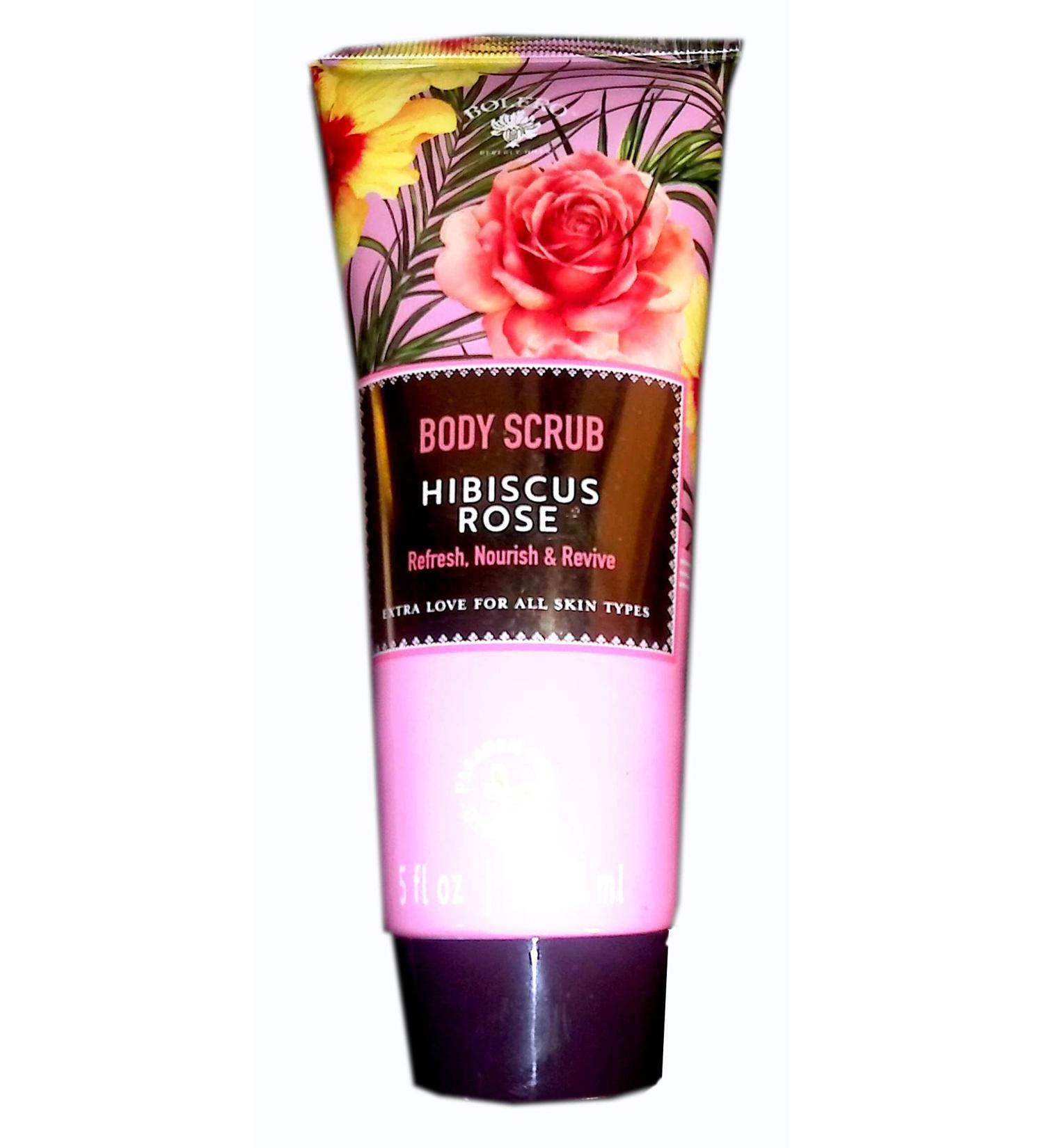 Body Scrub Hibiscus Rose Calm Nourish & Hydrate 5fl oz (147.8ml)