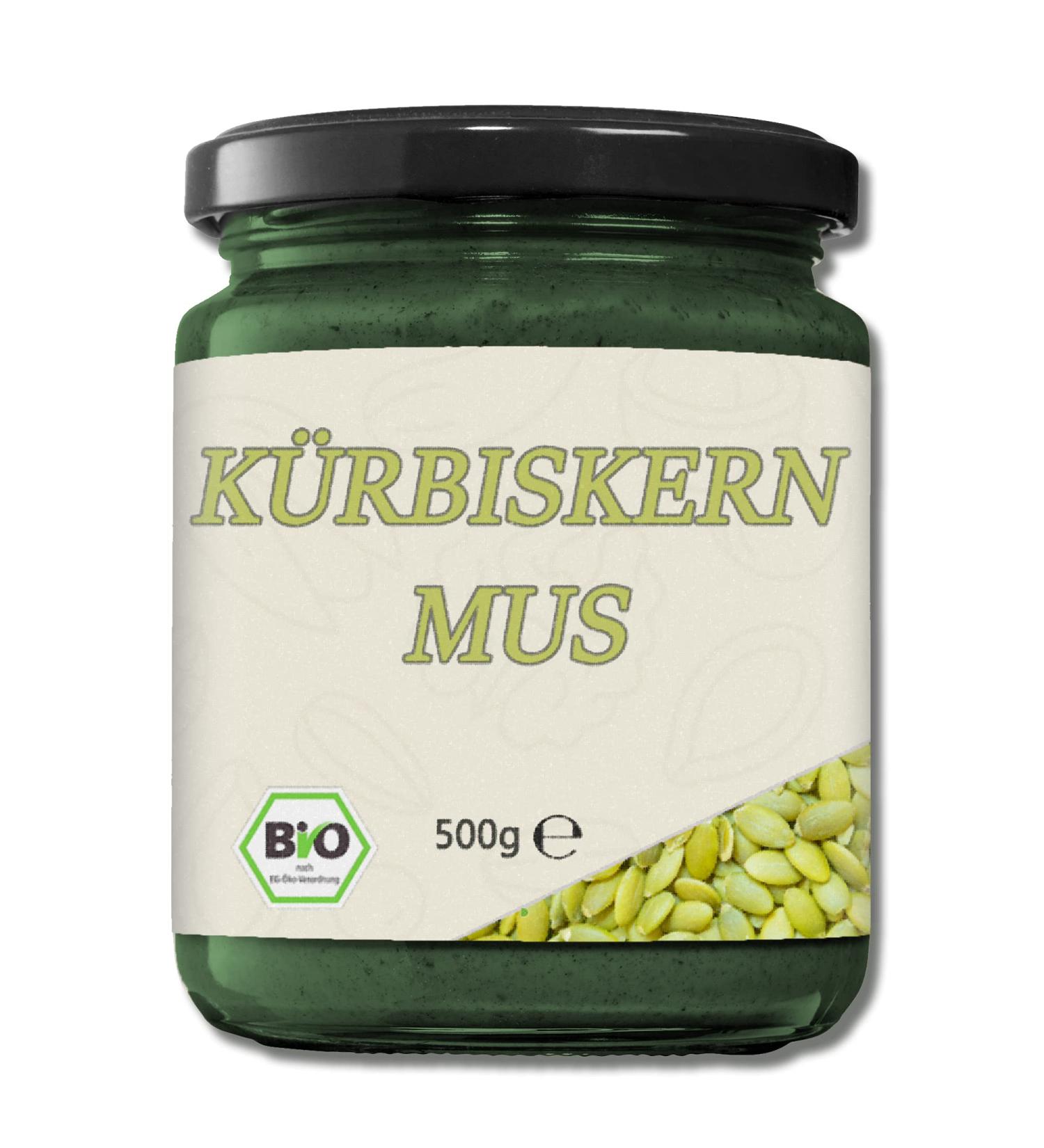 Mynatura Organic Pumpkin Seed Spread - 500g | Perfect for Bread Muesli Topping & Baking | Premium Glass Jar - Buy Online on SooperMarket.com