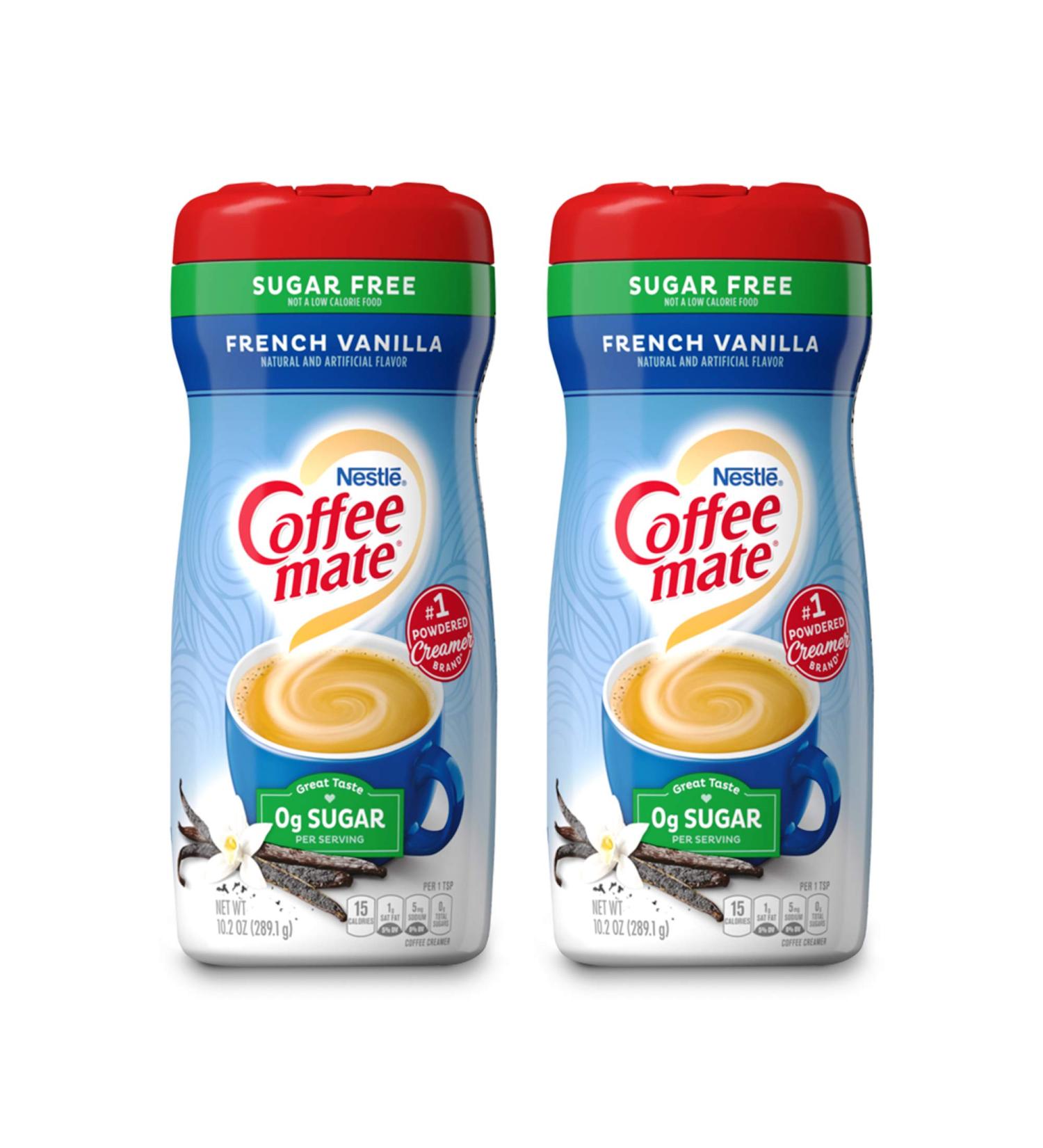 Coffee Mate French Vanilla Sugar Free Coffee Creamer 10.2 Oz - Pack of 2 - Buy Online on SooperMarket.com