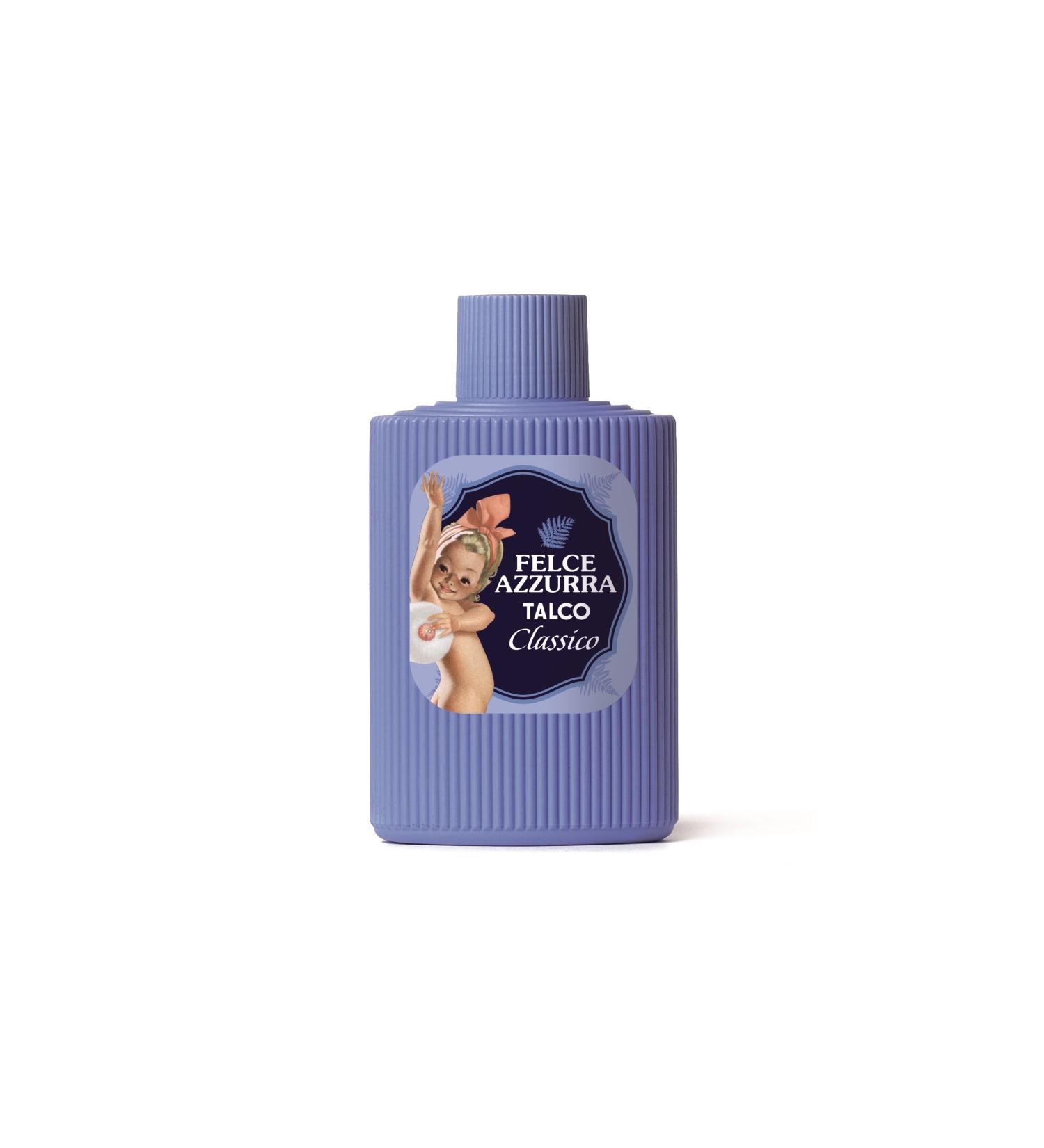 Felce Azzurra body powder Classico in the bottle - natural valley crumper - without conservation or dyes - dermatologically tested - 3 pack (3 x 150 g)