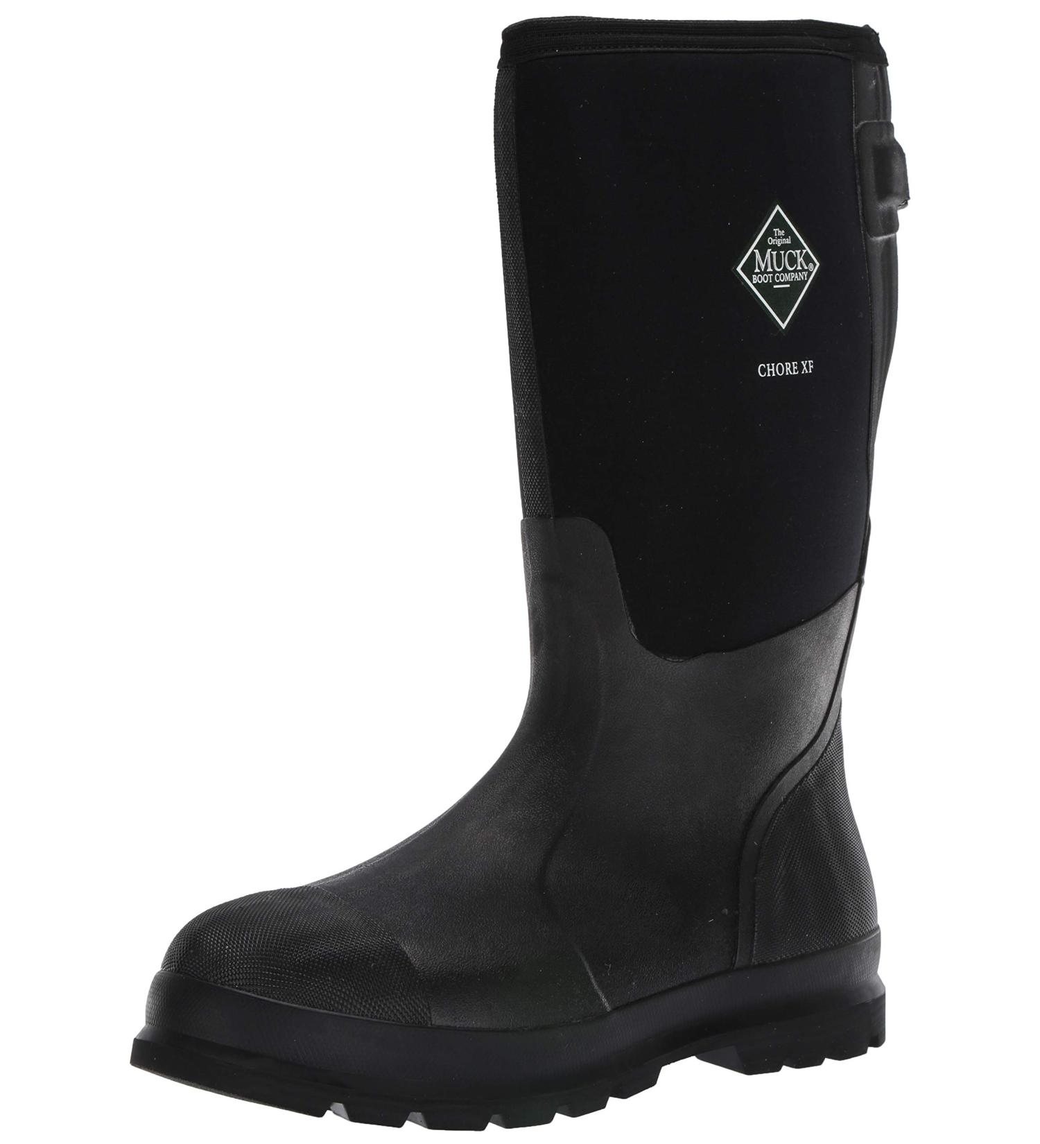 Muck Boot Men's Chore Wide Calf Rain Boot 11 Black - Durable Waterproof Footwear - Buy Online on SooperMarket.com