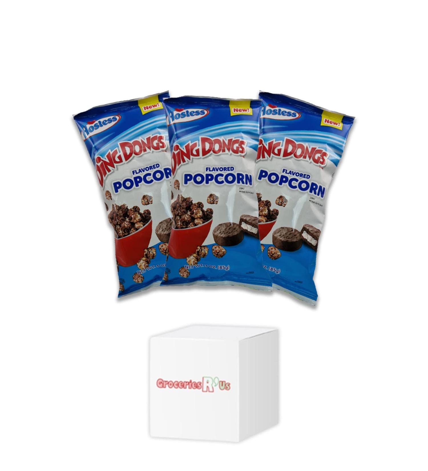 NEW! Hostess Ding Dong Flavored Popcorn 3oz (85g) - Pack of 3 - Buy Online on SooperMarket.com