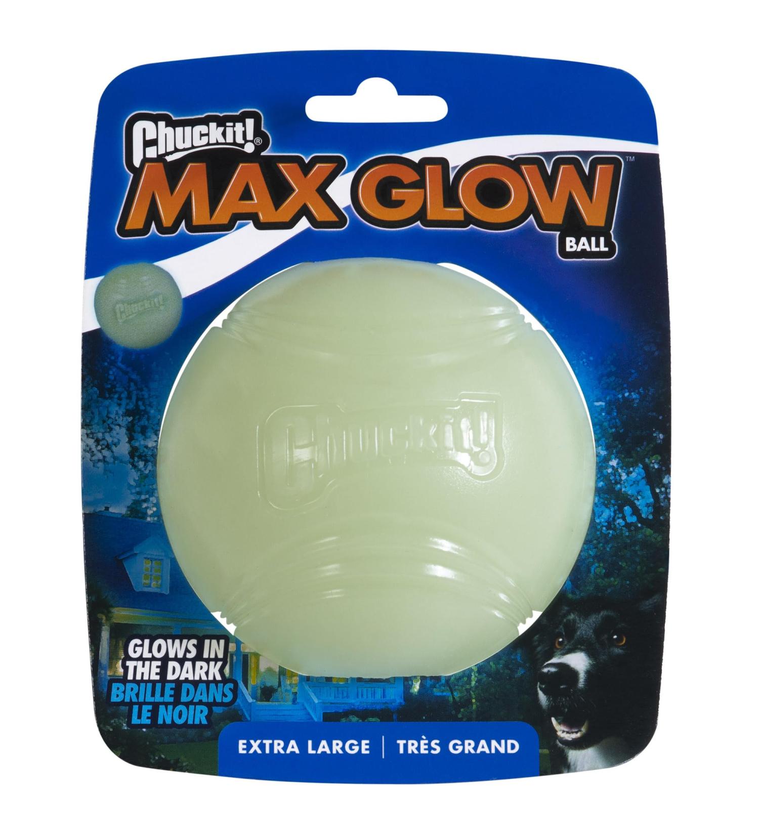 Buy Chuckit! Max Glow Ball - Extra-Large 1-Pack | Best International Shipping for Pet Toys - Buy Online on SooperMarket.com
