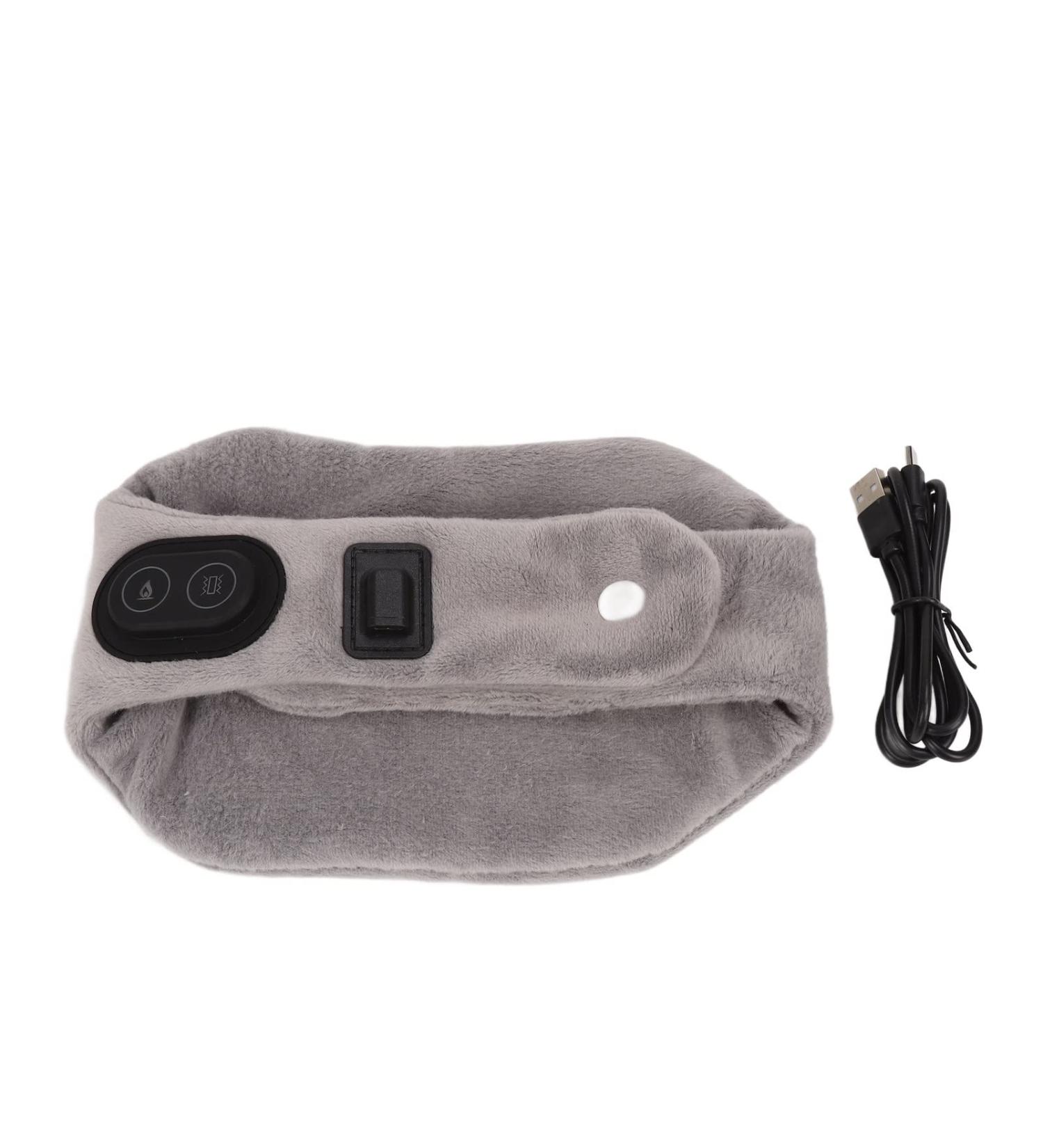 Neck Heating Bandage & Pillow - USB Heated Neck Wrap for Pain Relief | 3 Gears Hot Compress - Buy Online on SooperMarket.com